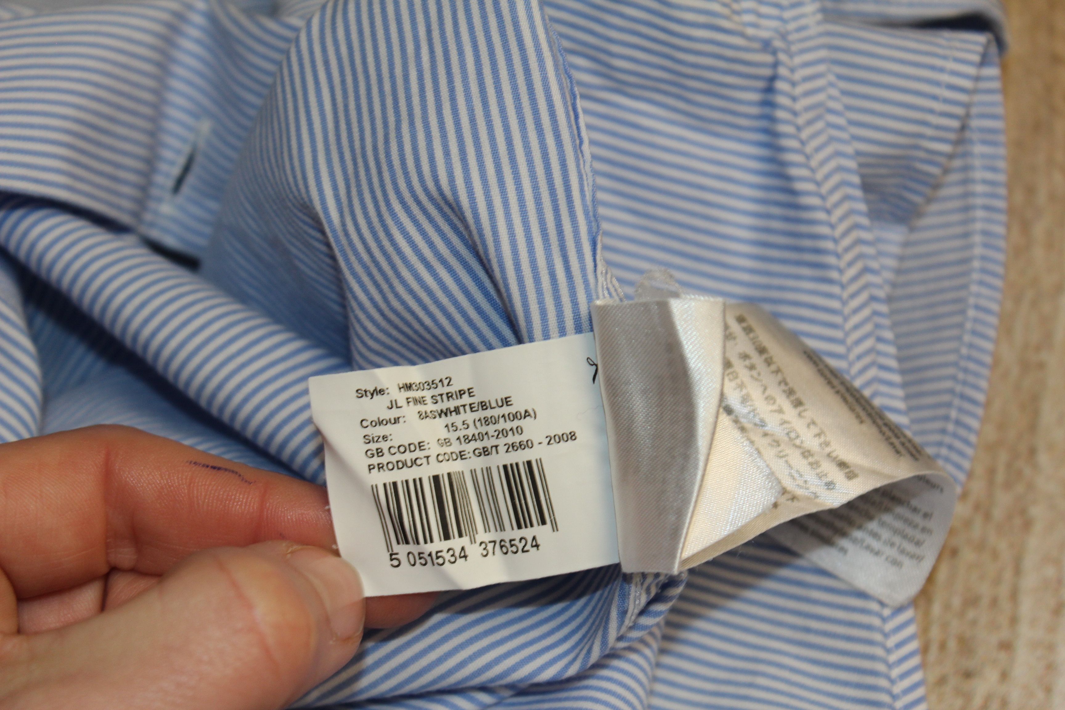 Hackett Hackett Long Sleeve Striped Shirt Top Size M Size US M / EU 48-50 / 2 - 9 Thumbnail
