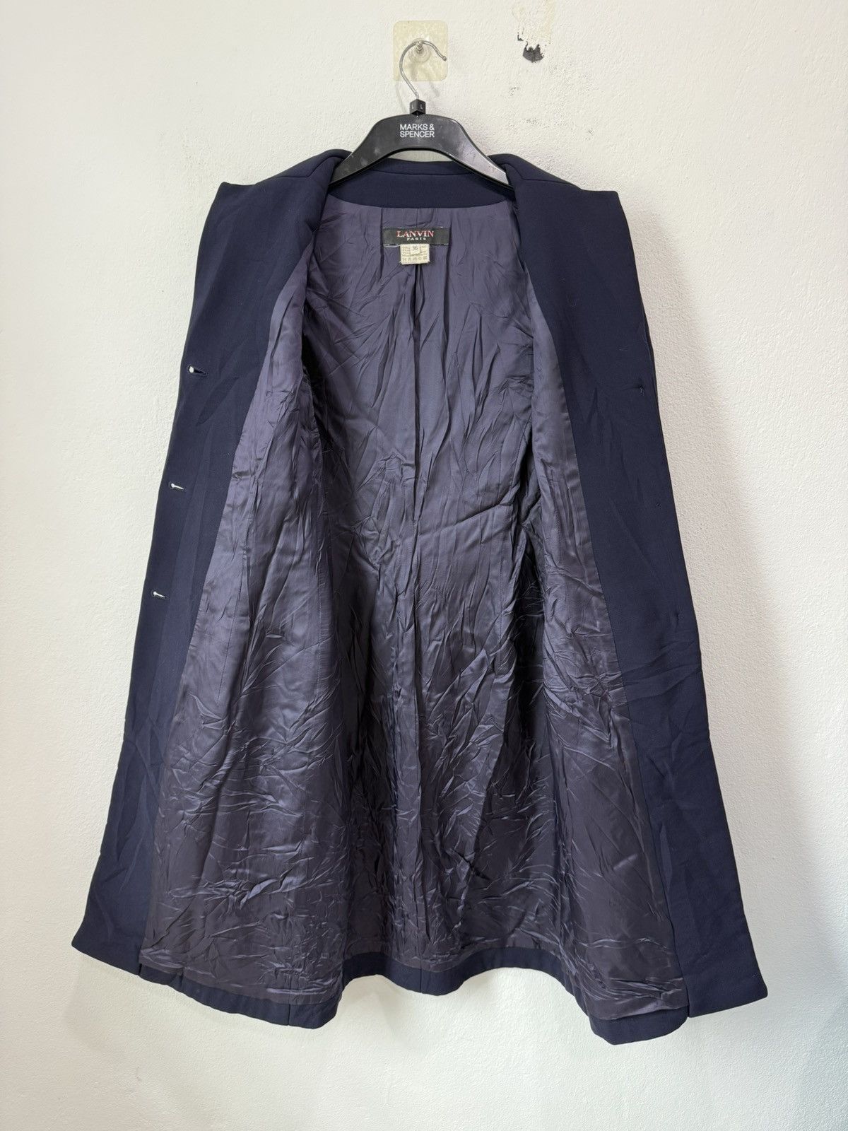 Lanvin LANVIN PARIS LONG COAT MADE IN FRANCE Size XS / US 0-2 / IT 36-38 - 9 Thumbnail