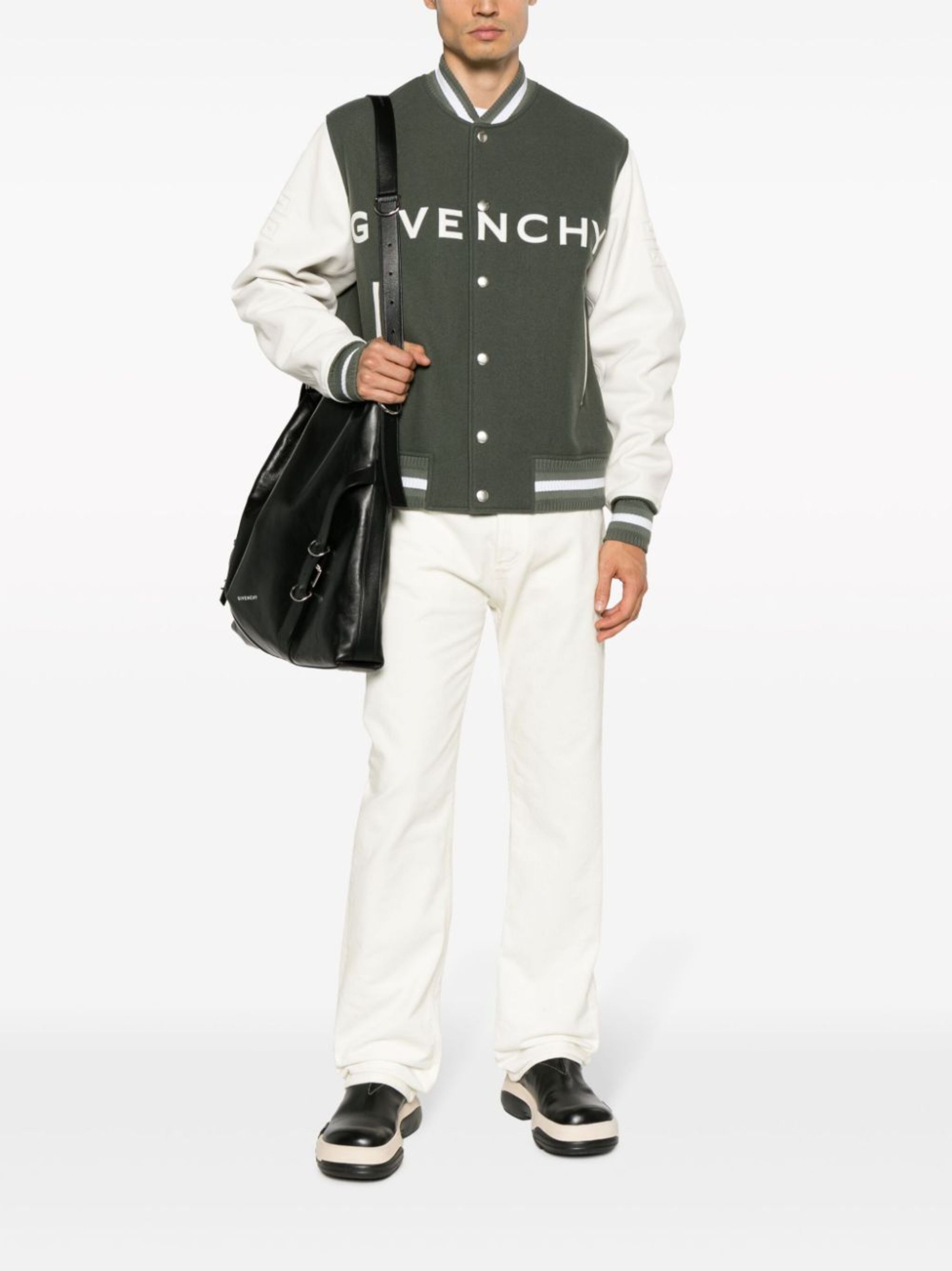 Givenchy o1srvl11e1124 Jacket in Olive Size US M / EU 48-50 / 2 - 3 Thumbnail