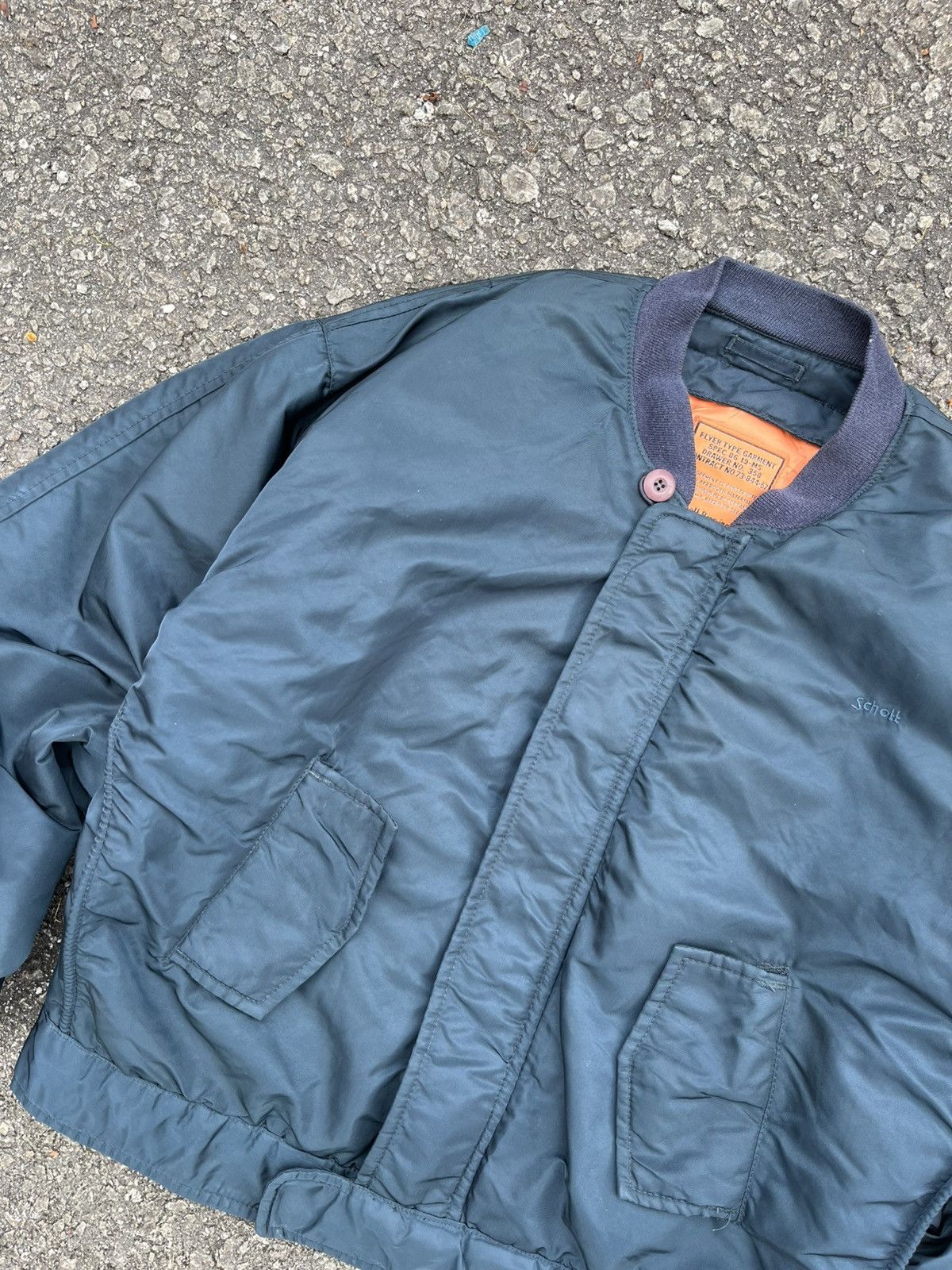 Schott Vintage Schott Bros Inc Bomber Flight Jacket Size US L / EU 52-54 / 3 - 4 Thumbnail