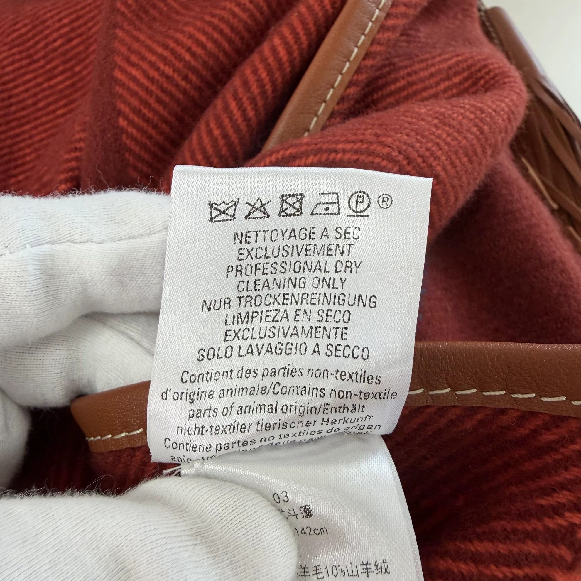 Hermes Hermes Check Pattern Scarf Size ONE SIZE - 8 Thumbnail