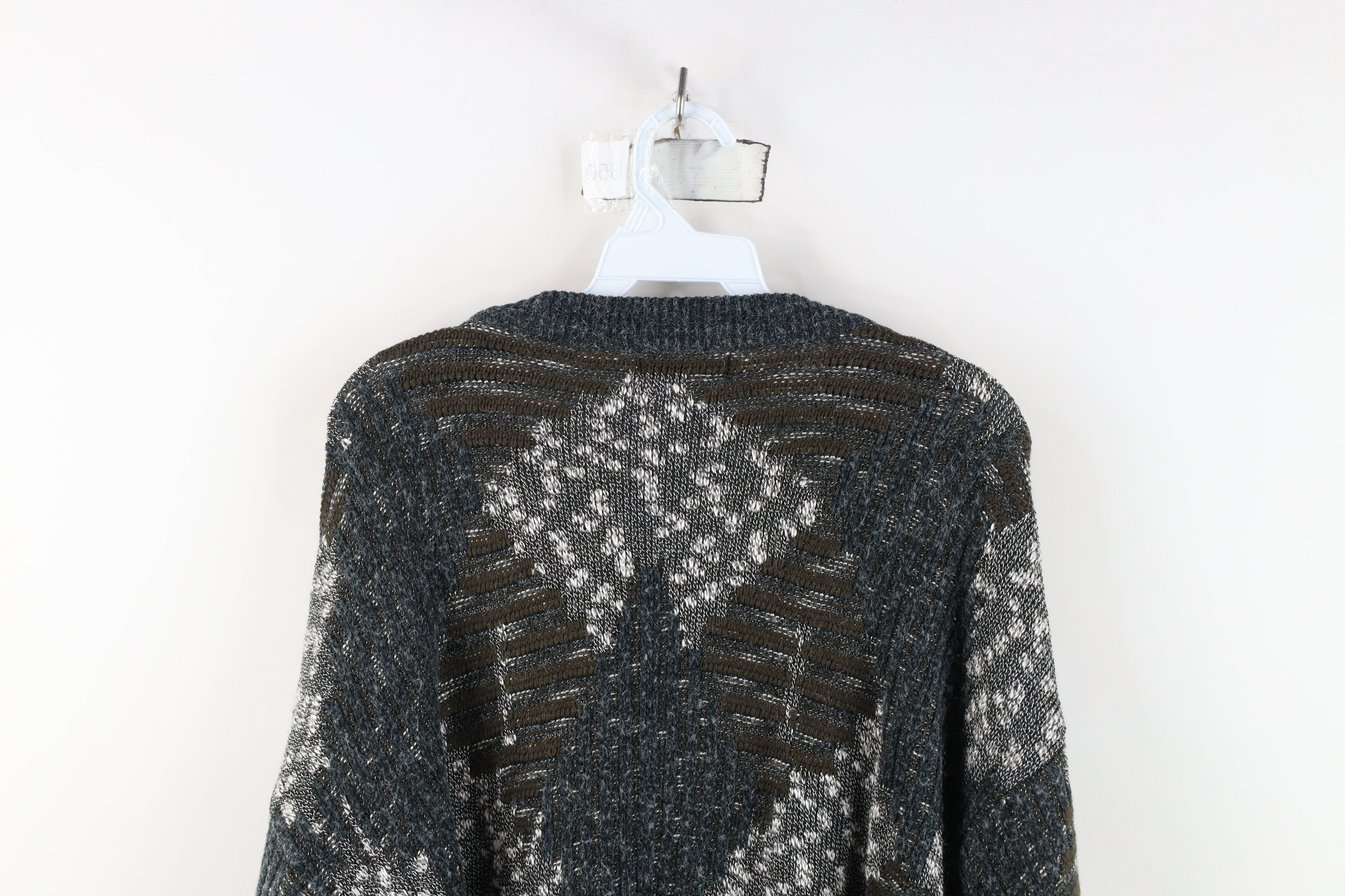 Vintage Vintage 90s Streetwear Ribbed Knit Crewneck Sweater Size XL / US 12-14 / IT 48-50 - 11 Thumbnail