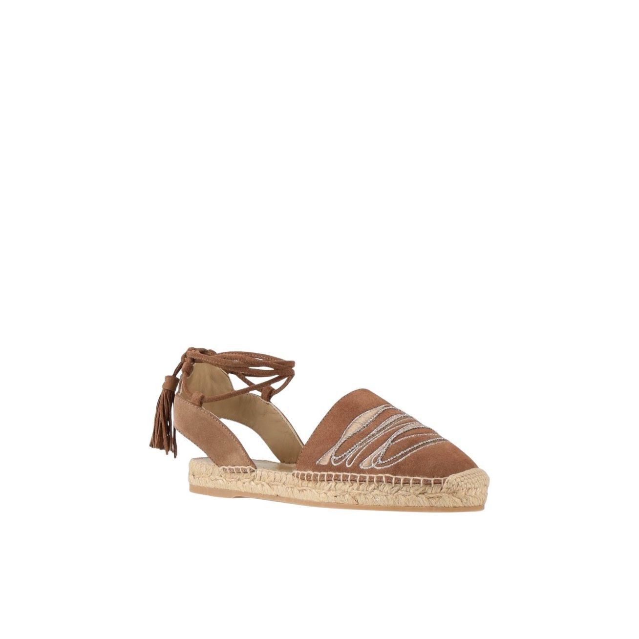 Loro Piana NIB Peserico Beige Suede Espadrilles Size US 6.5 / IT 36.5 - 4 Thumbnail