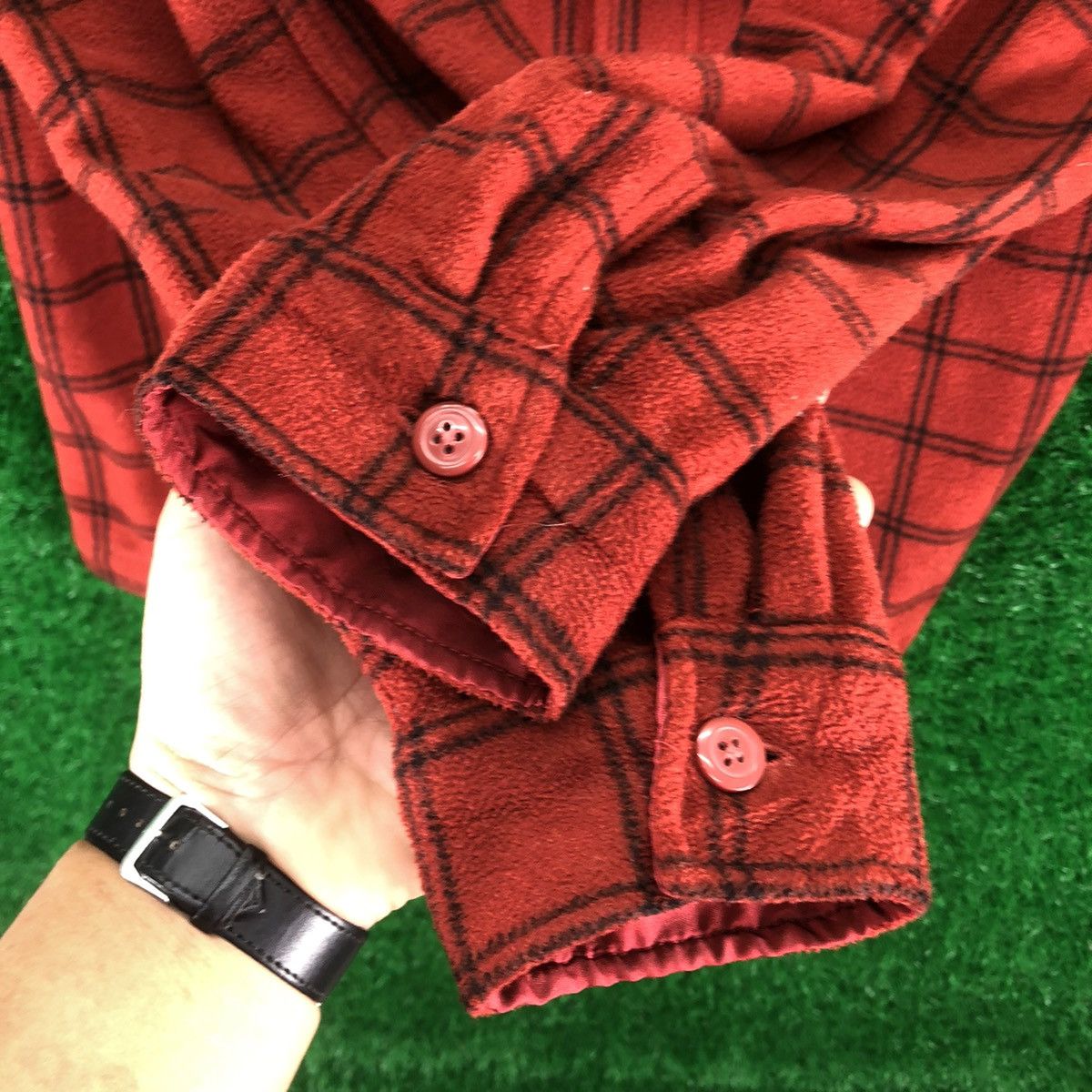 Uniqlo Uniqlo Flannel Fleece Checkered Double Pocket Shirts Size US L / EU 52-54 / 3 - 11 Thumbnail