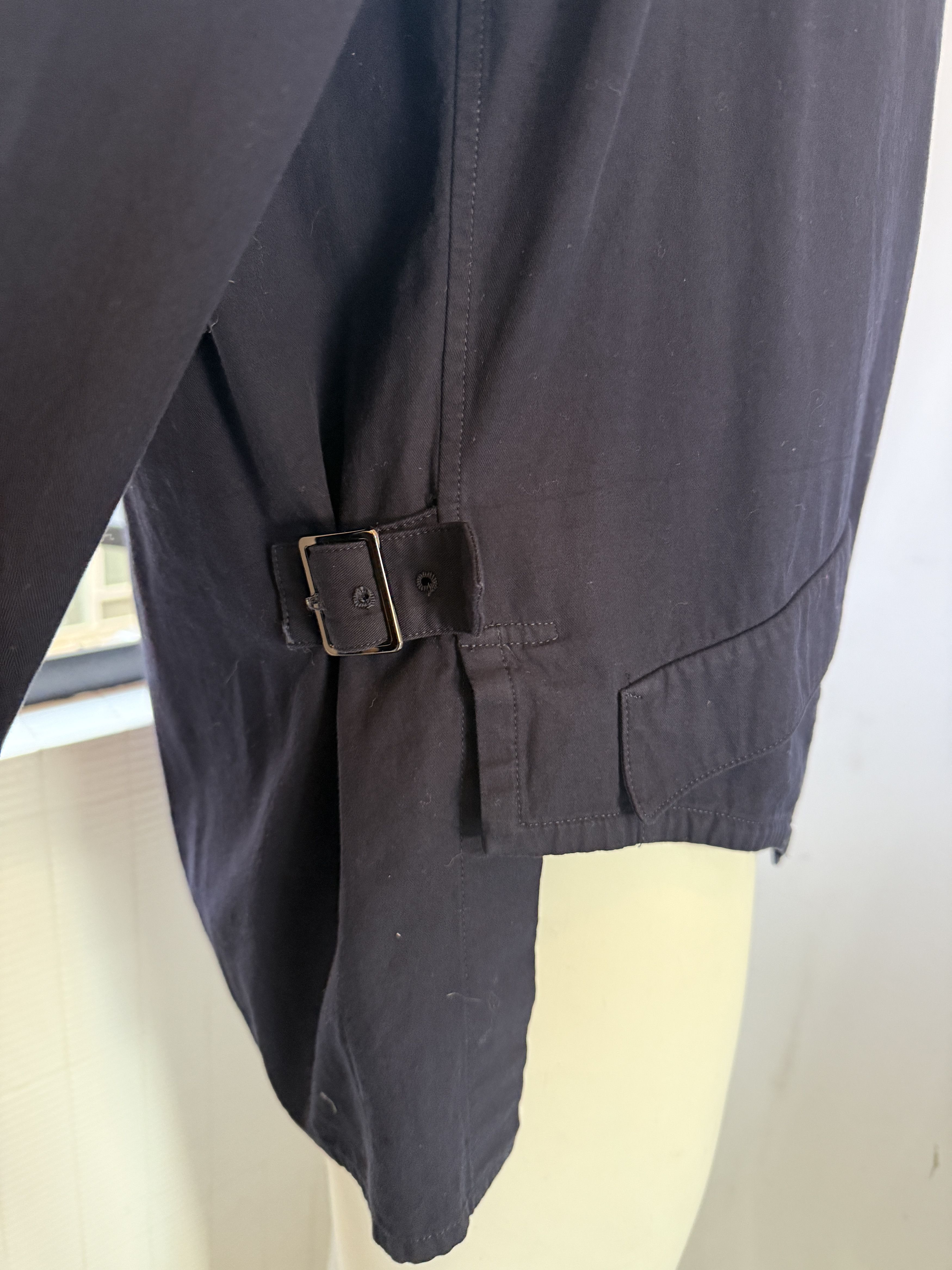 Yohji Yamamoto YOHJI YAMAMOTO HOMME navy hi neck cropped front flap pocketed overshirt JP3 L Size US L / EU 52-54 / 3 - 13 Thumbnail
