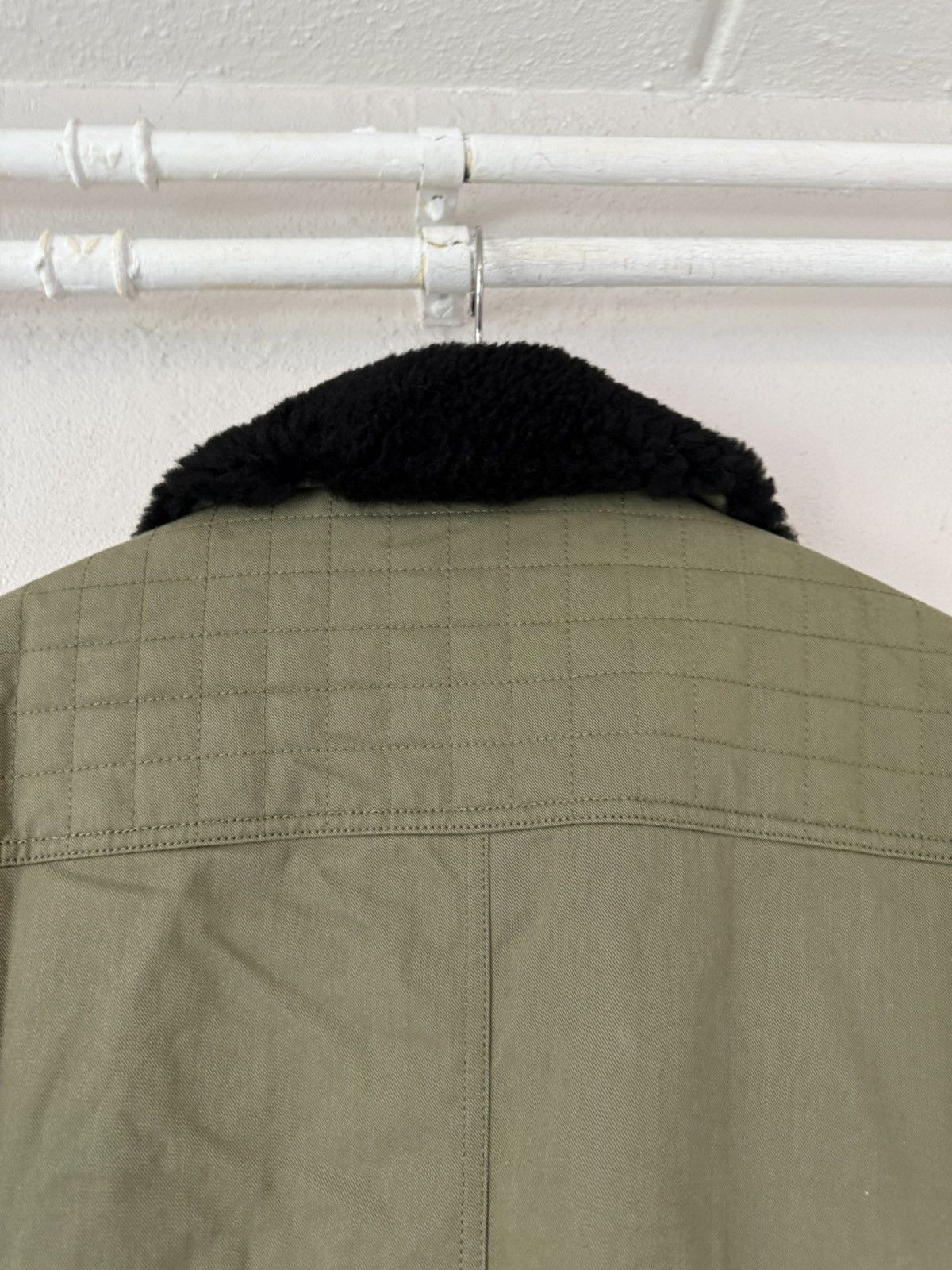 Balmain Military Bomber Jacket with Shearling Collar Size US M / EU 48-50 / 2 - 11 Thumbnail