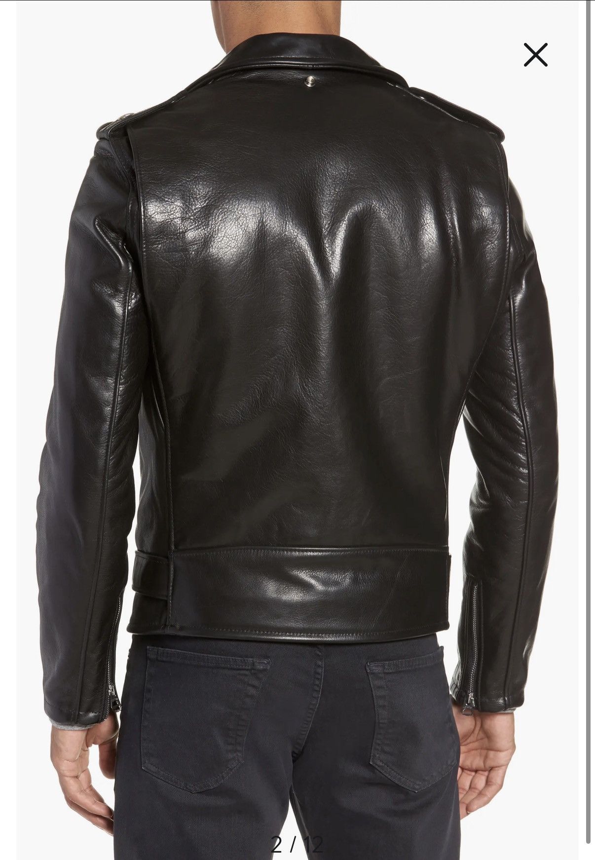 Schott Waxy Natural Cowhide 50's Perfecto Motorcycle Leather Jacket Size US S / EU 44-46 / 1 - 17 Thumbnail