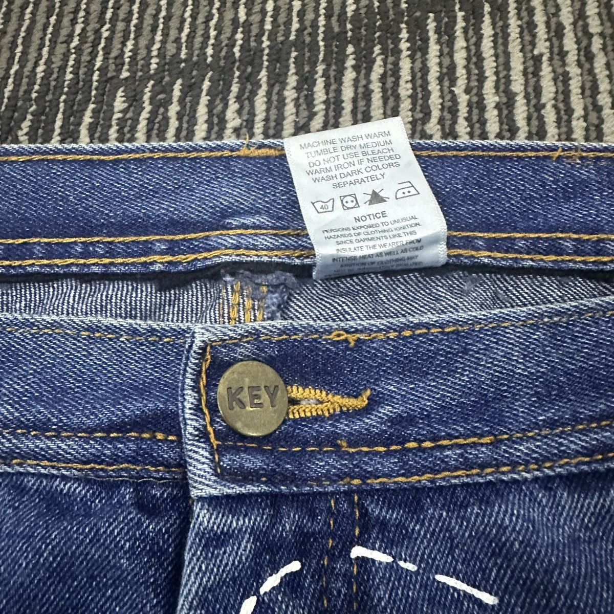 Other Hype🔥Art Work Key Carpenter Denim Size US 36 / EU 52 - 11 Thumbnail