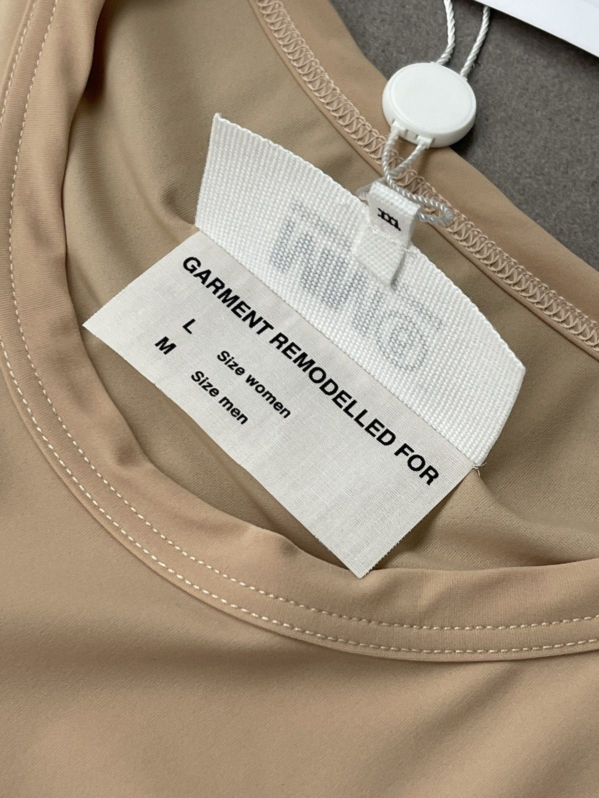 Maison Margiela !DS! SS23 Maison Margiela Printed Logo Beige Long Sleeve Size L / US 10 / IT 46 - 19 Thumbnail
