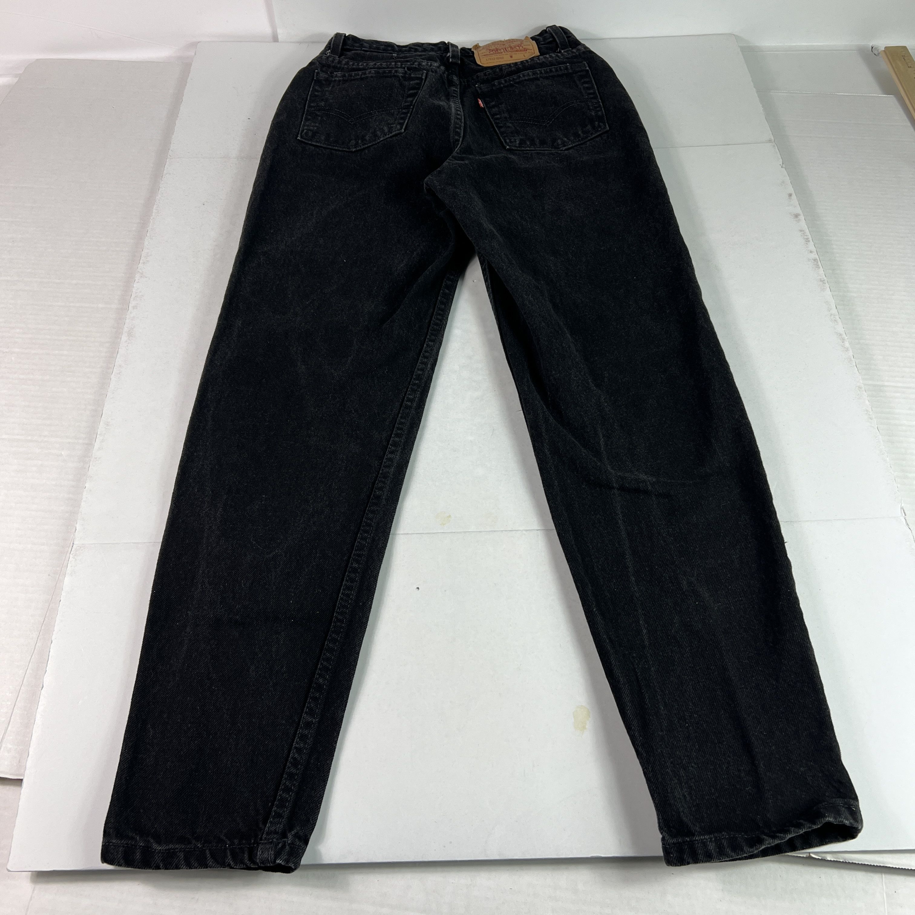 Levi's VTG Levi's Jeans 512 Slim Tapered High Rise Black Denim USA Size 26" / US 2 / IT 38 - 7 Thumbnail