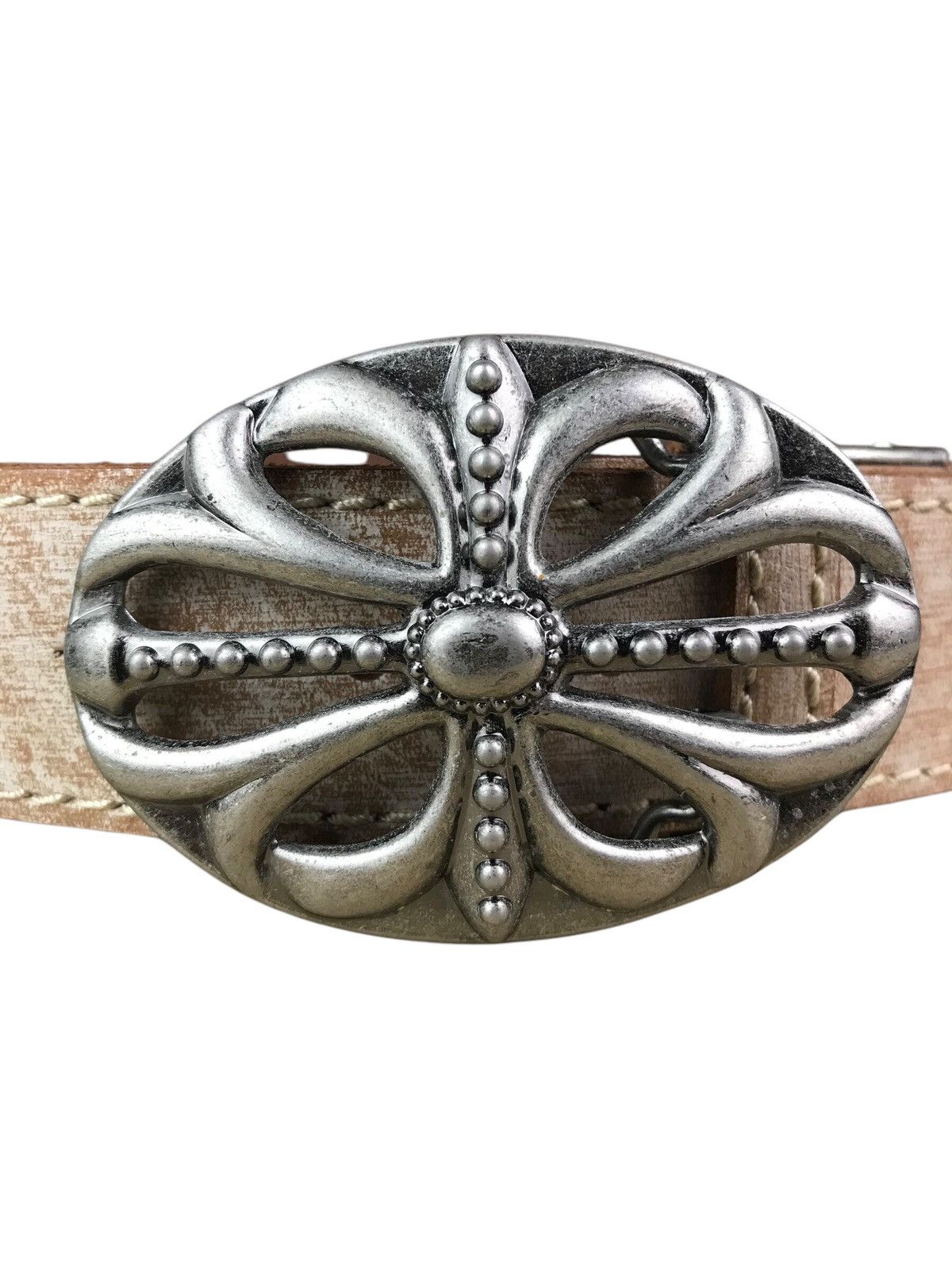 Edwin × Japanese Brand EDWIN CROSS LEATHER WAIST BELT INSPIRED CHROME HEARTS Size ONE SIZE - 2 Thumbnail