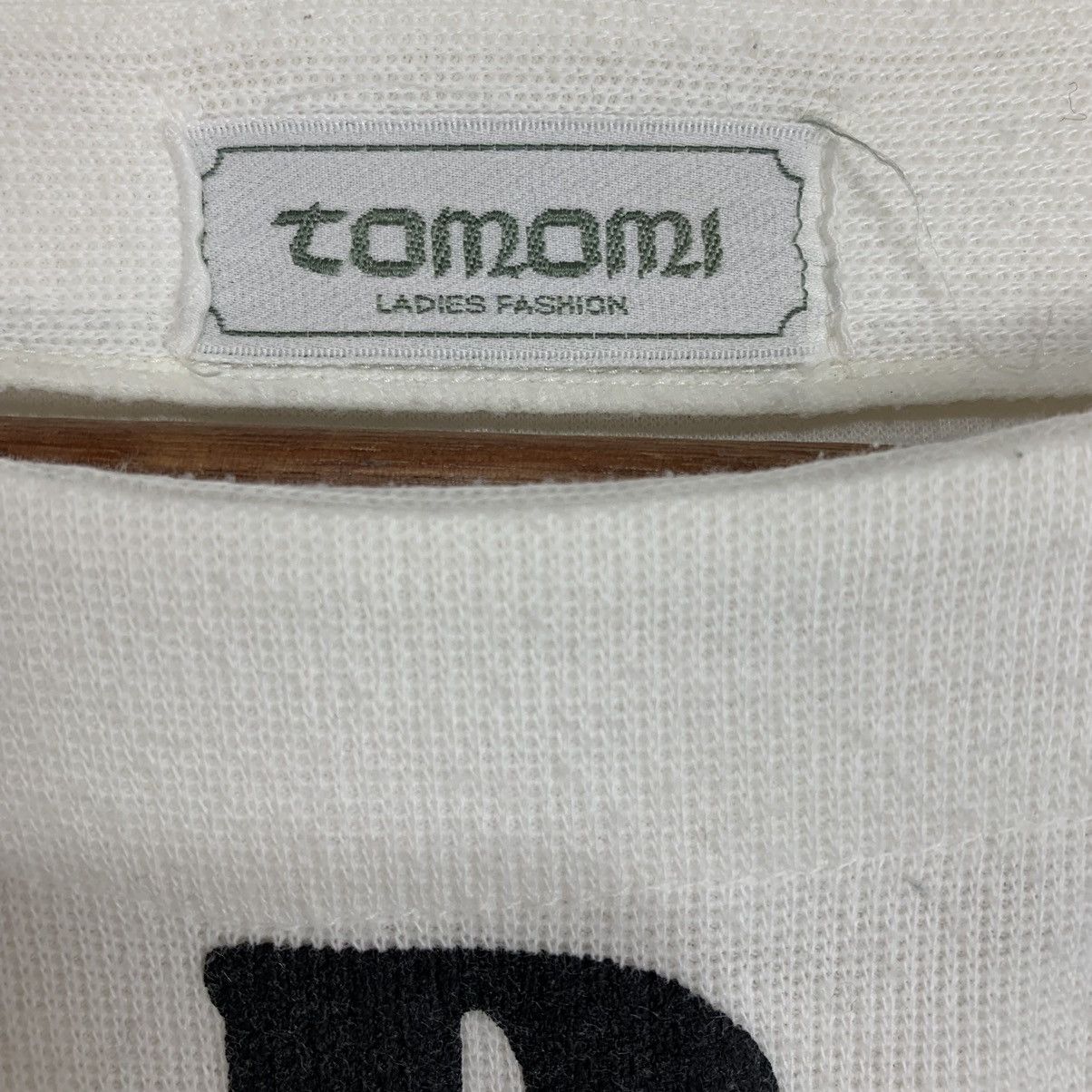 Japanese Brand × Vintage Vintage Tomomi Zebra Collection Sweatshirt Big Logo Size M / US 6-8 / IT 42-44 - 4 Thumbnail