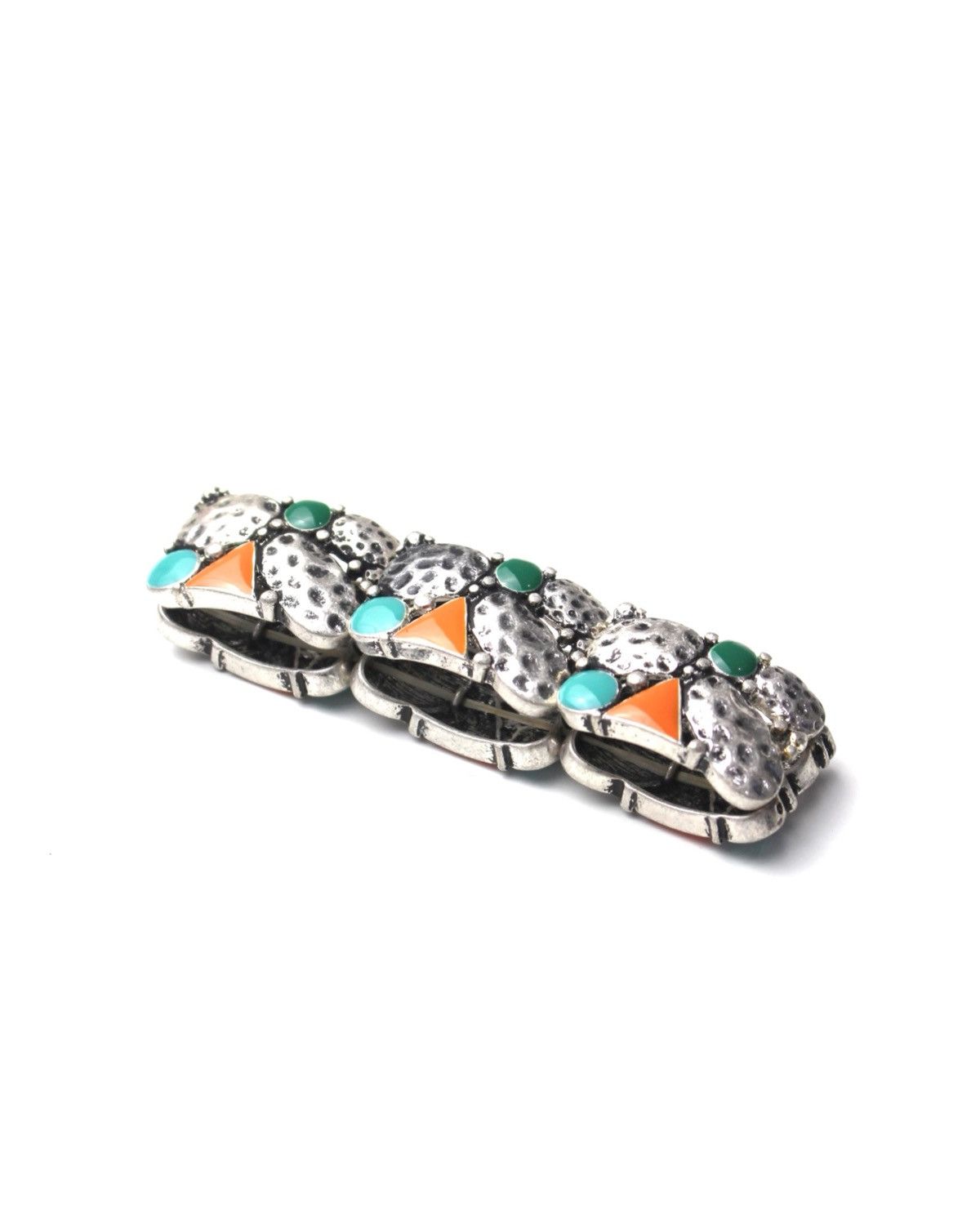 Vintage 2000S JAPANESE MADE LAVA BLOOM NAVAJO NATIVE METAL BRACELET Size ONE SIZE - 2 Thumbnail