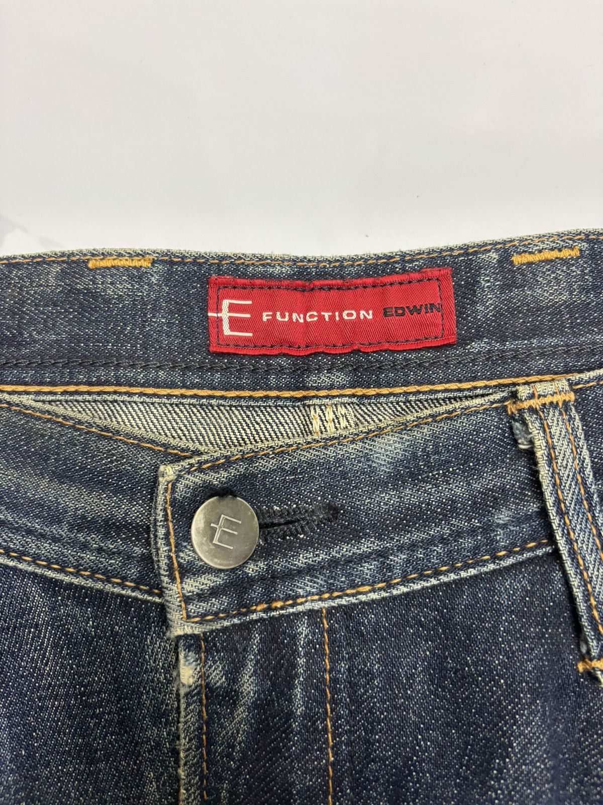 Edwin 🔥BAGGY EDWIN FUNCTION THRASHED DISTRESSED DENIM JEAN Size US 32 / EU 48 - 9 Thumbnail