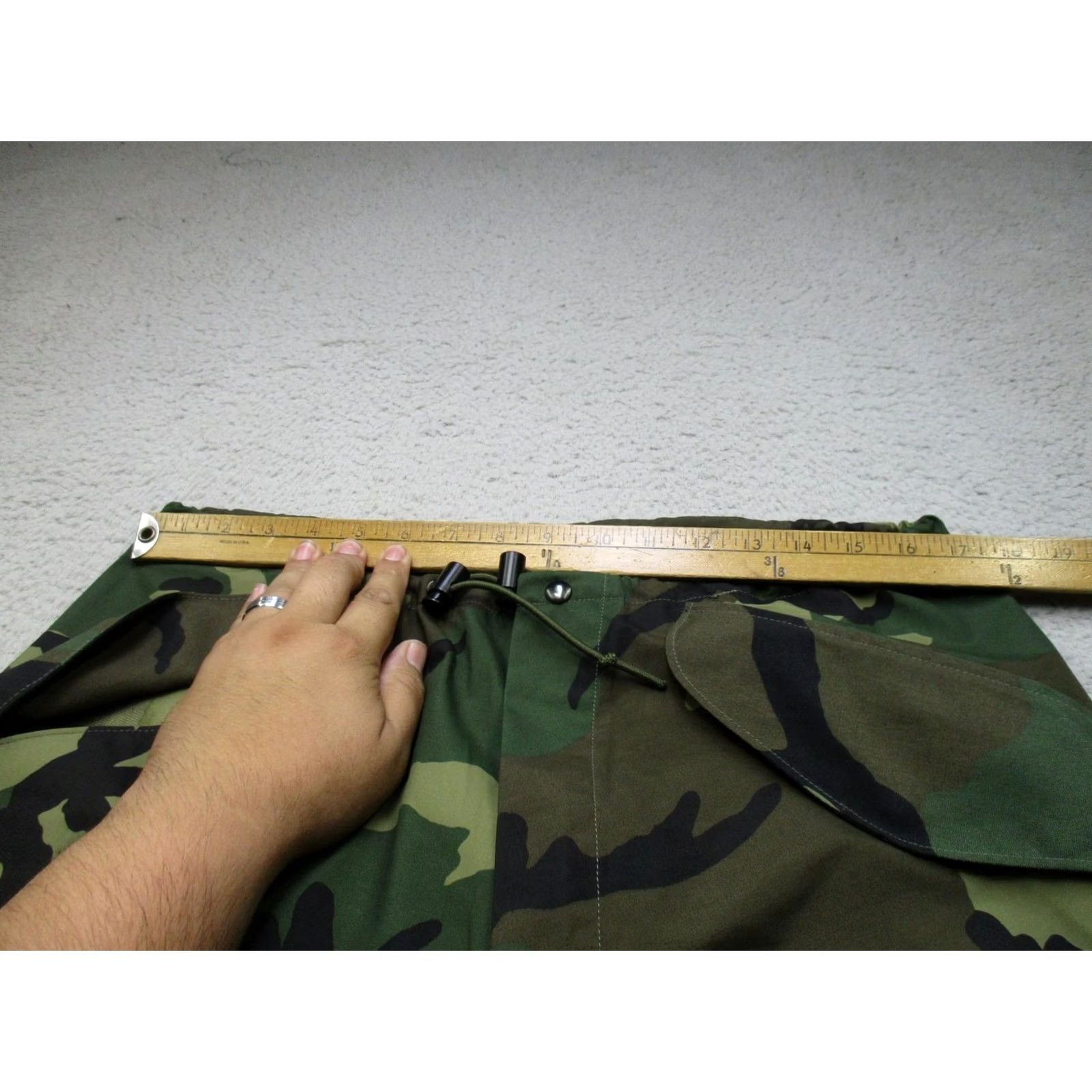 Vintage Tennessee Apparel Corp Pants Mens M 37x30 Green Camo ECWCS Snow Waterproof Army Size US 31 - 2 Thumbnail