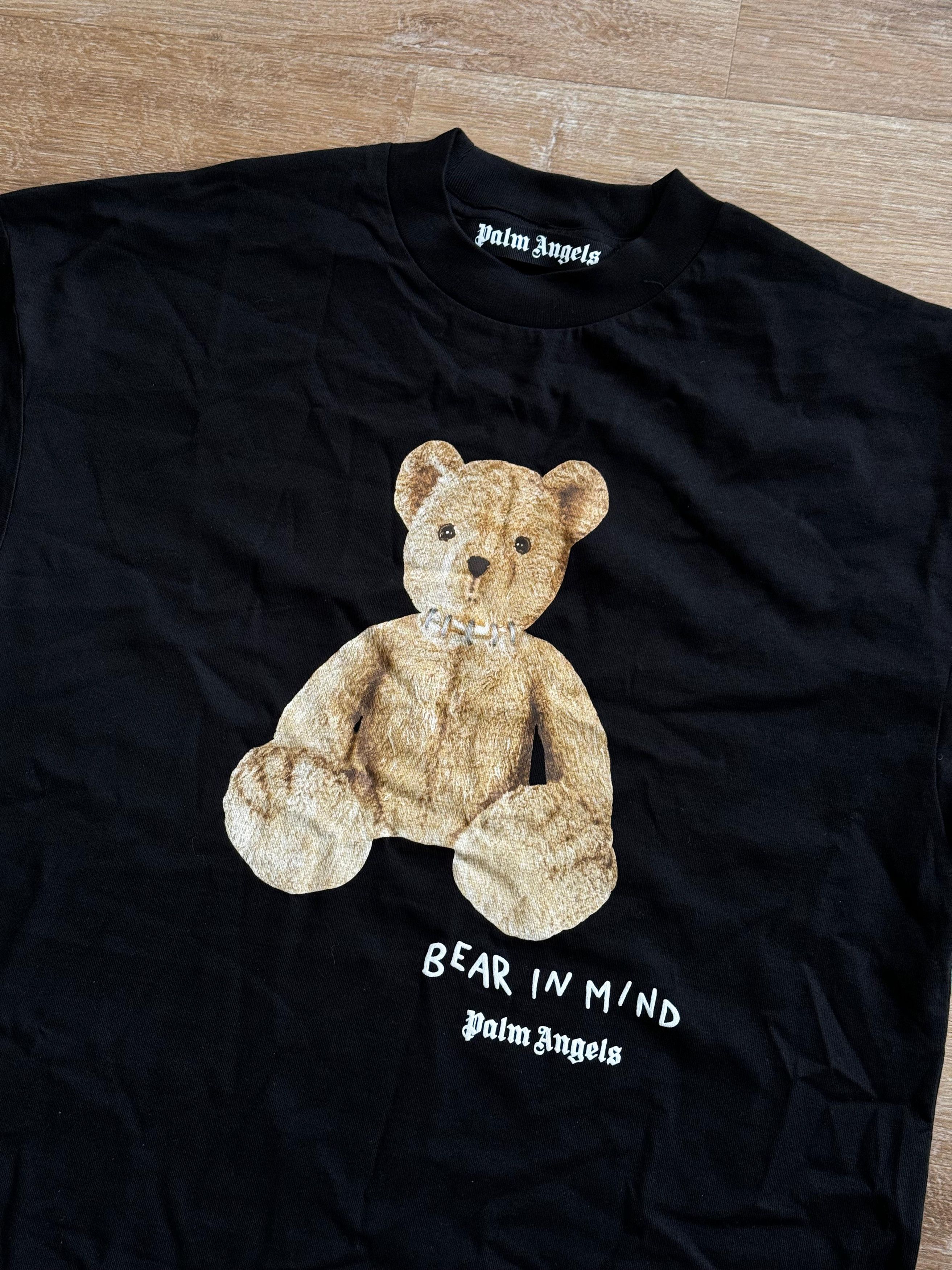 Palm Angels CC000021 Bear In Mind T-Shirt in Black Size US XXL / EU 58 / 5 - 2 Thumbnail