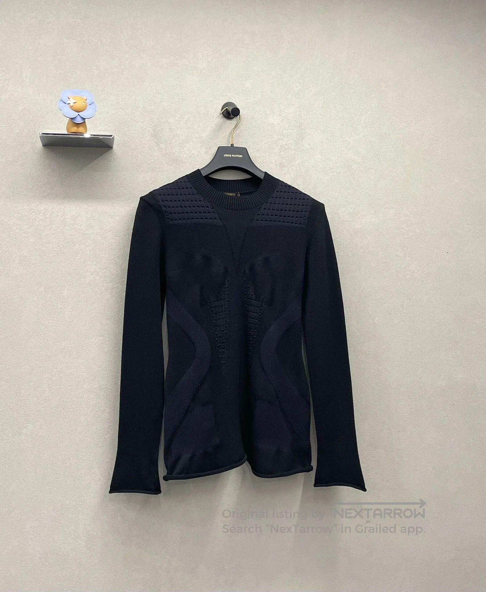 Louis Vuitton black fitted knit sweater by louis vuitton. Size US M / EU 48-50 / 2 - 3 Thumbnail