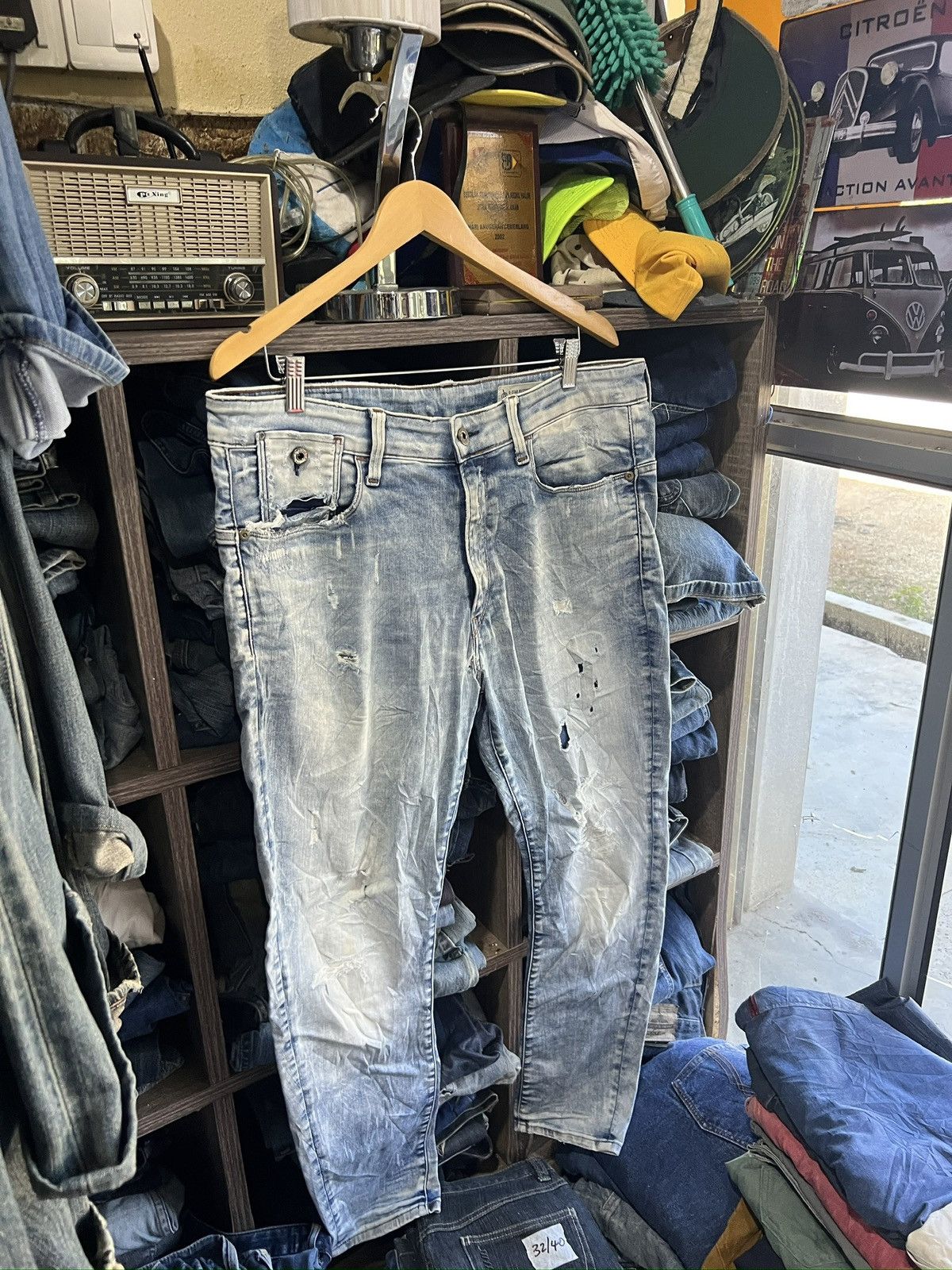 G-Star 🔥G-Star Raw Distressed Denim Size US 38 / EU 54 - 3 Thumbnail