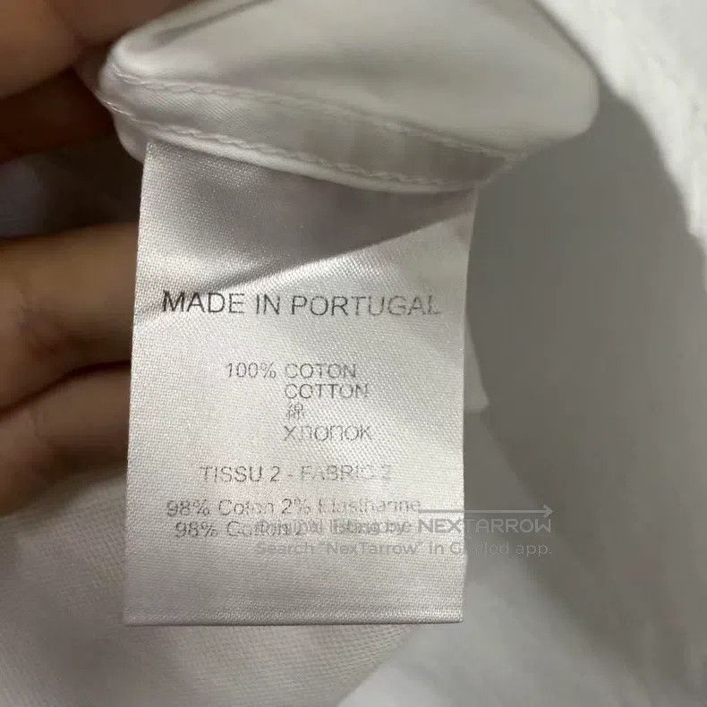 Givenchy Givenchy White Lace-Up Shirt Size US XL / EU 56 / 4 - 4 Thumbnail