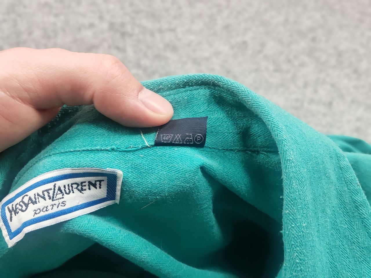 Yves Saint Laurent Vintage 80 - 90's Yves Saint Laurent Paris Long sleeve shirt Size US M / EU 48-50 / 2 - 17 Thumbnail