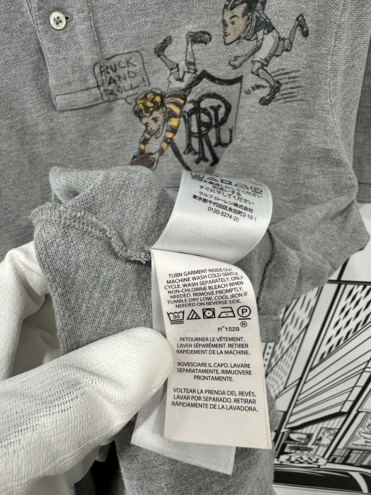 Polo Ralph Lauren Polo Ralph Lauren St. Andrew’s Rugby R.L.R.F.C Polo Grey L Size US L / EU 52-54 / 3 - 8 Thumbnail