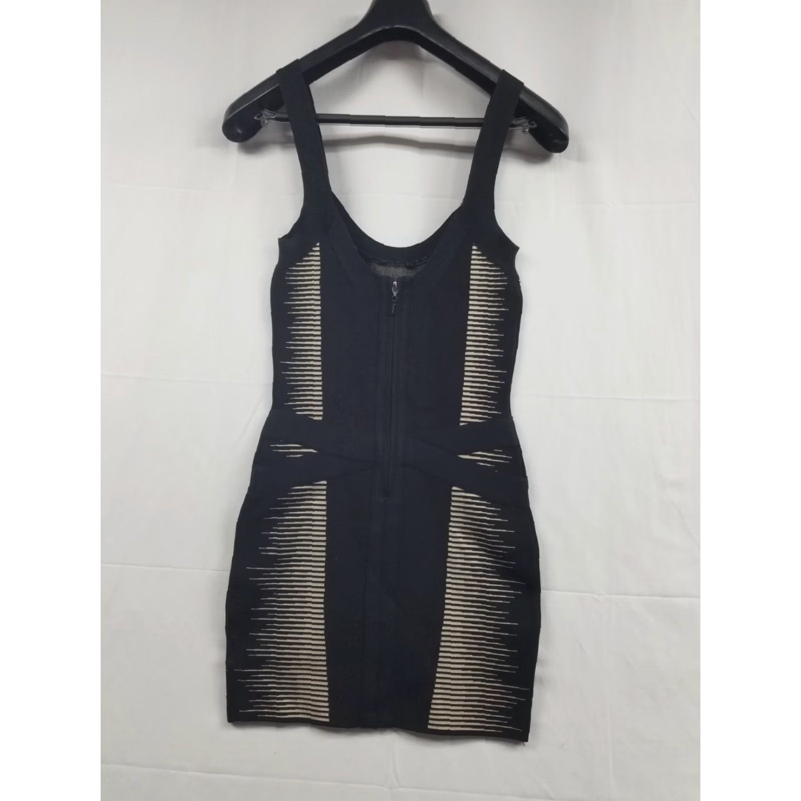 Vintage Vtg GUESS Marciano Los Angeles Bodycon Cocktail Dress Small Black Sleeveless Zip Scoop Neck Party/Cocktail Womens12? Size S / US 4 / IT 40 - 2 Thumbnail