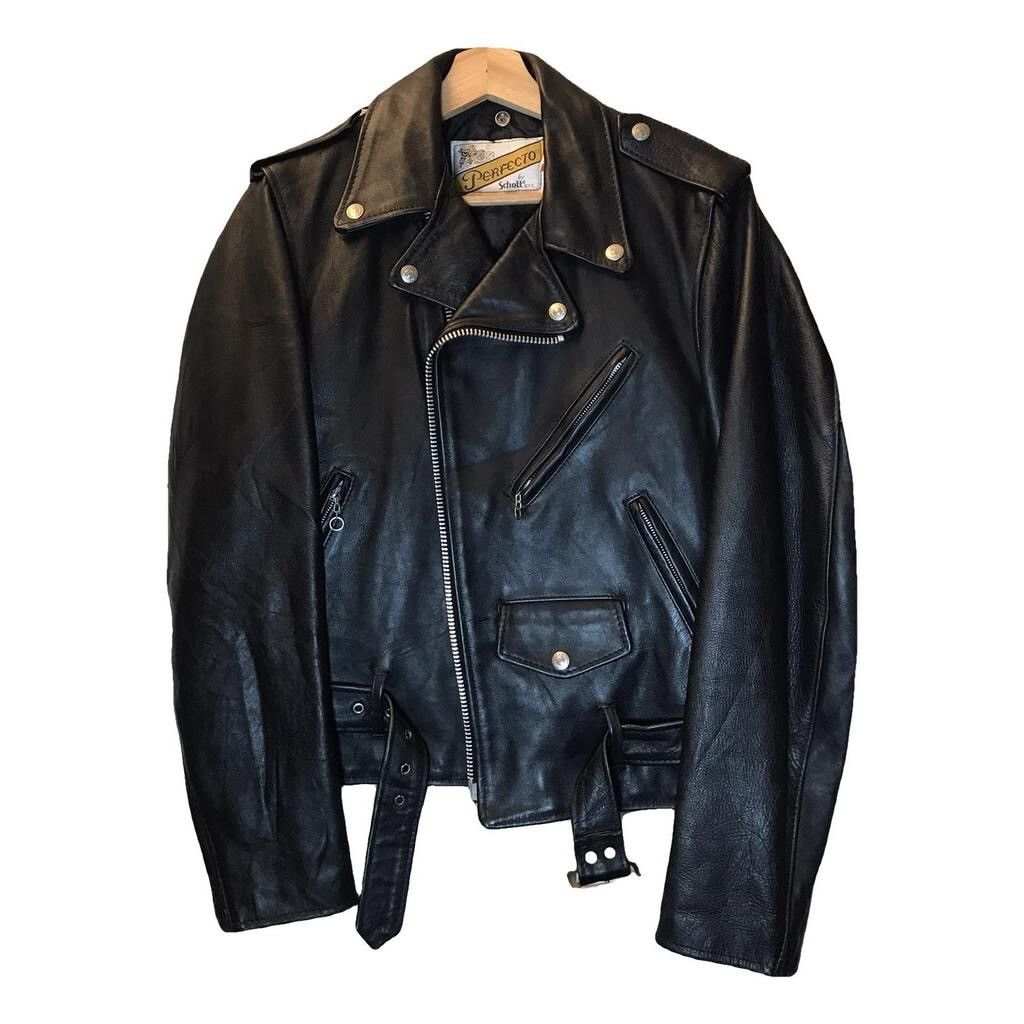 Schott × Vintage Vintage schott perfecto steerhide leather biker jacket Size US M / EU 48-50 / 2 - 1 Thumbnail