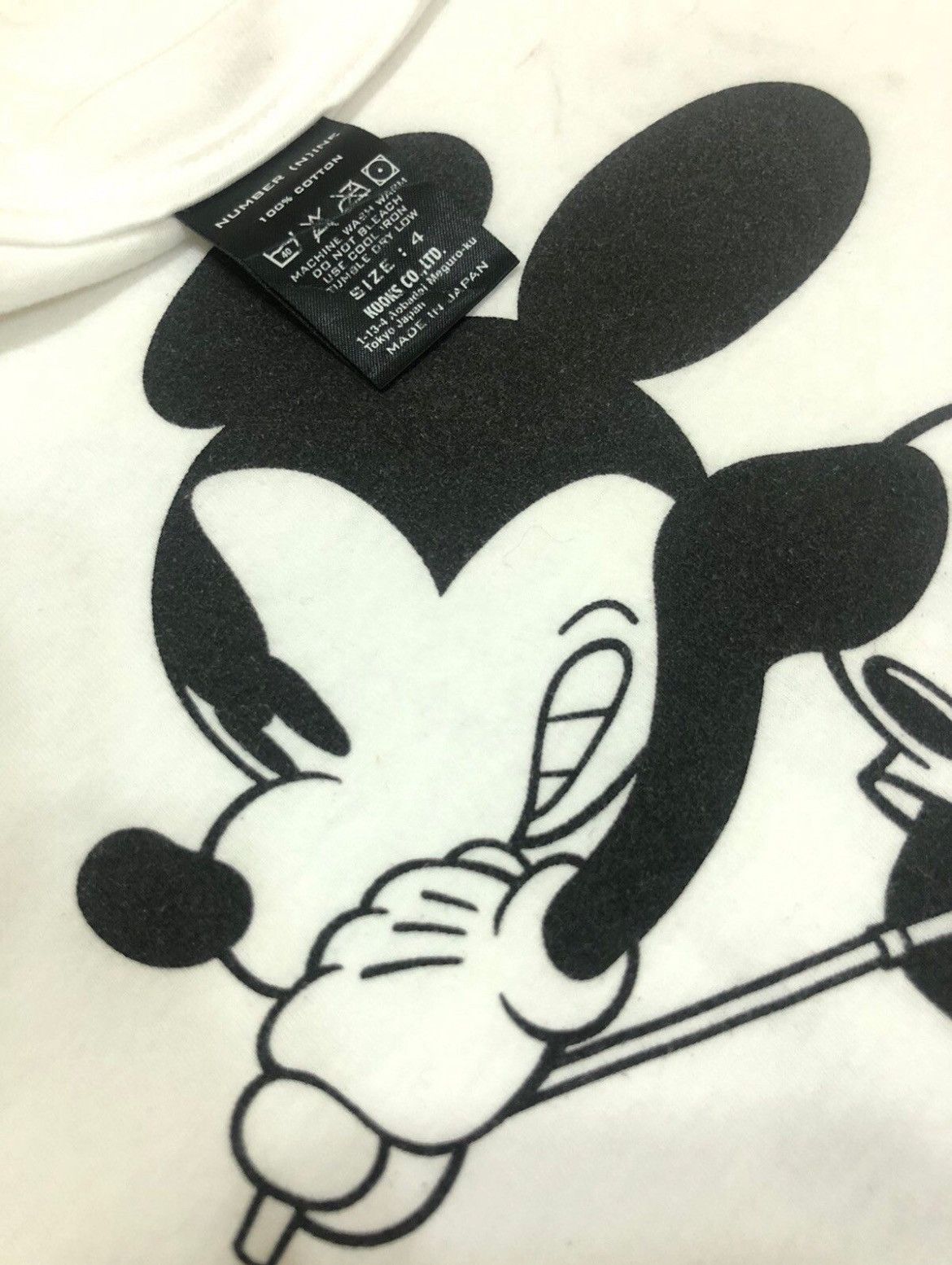Number (N)ine GRAIL🔥AW06 Number Nine x Pearl Jam Mickey Shirt Size US L / EU 52-54 / 3 - 9 Thumbnail