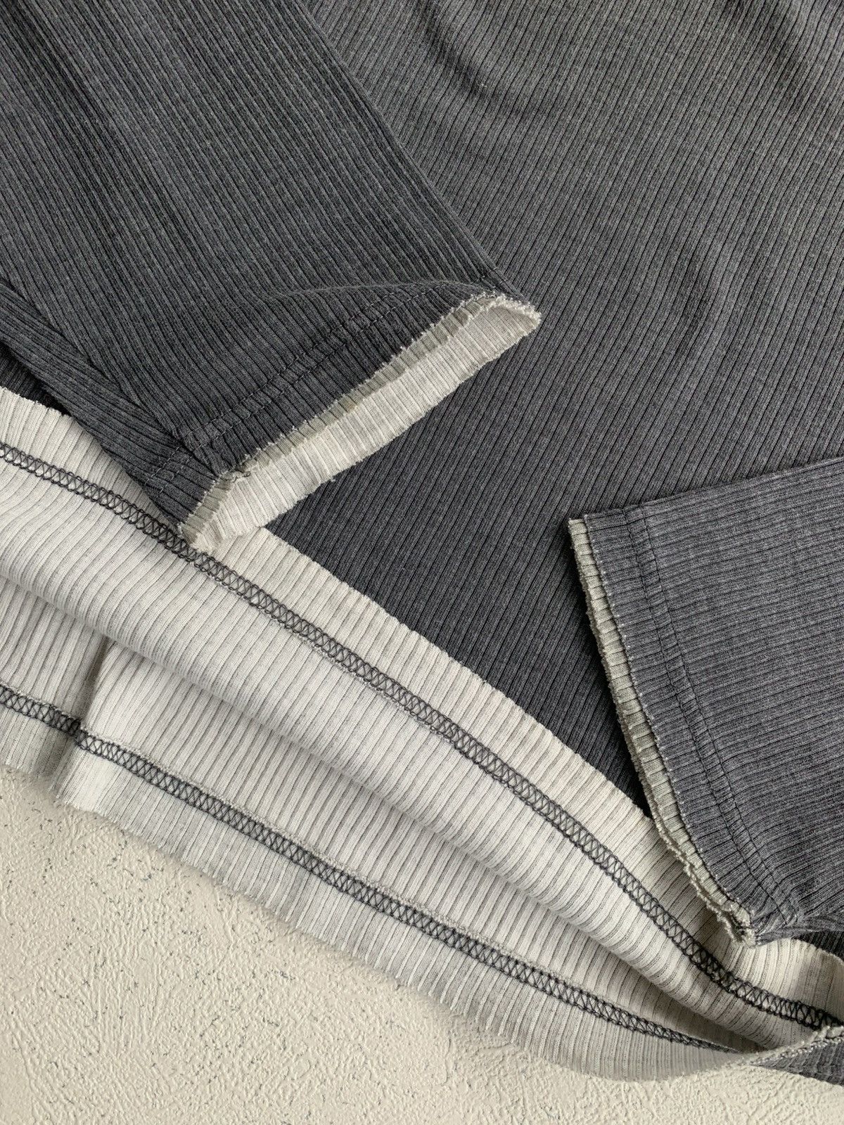 Japanese Brand Japanese Archive Ribbed Top with Pocket Detail Size US L / EU 52-54 / 3 - 7 Thumbnail
