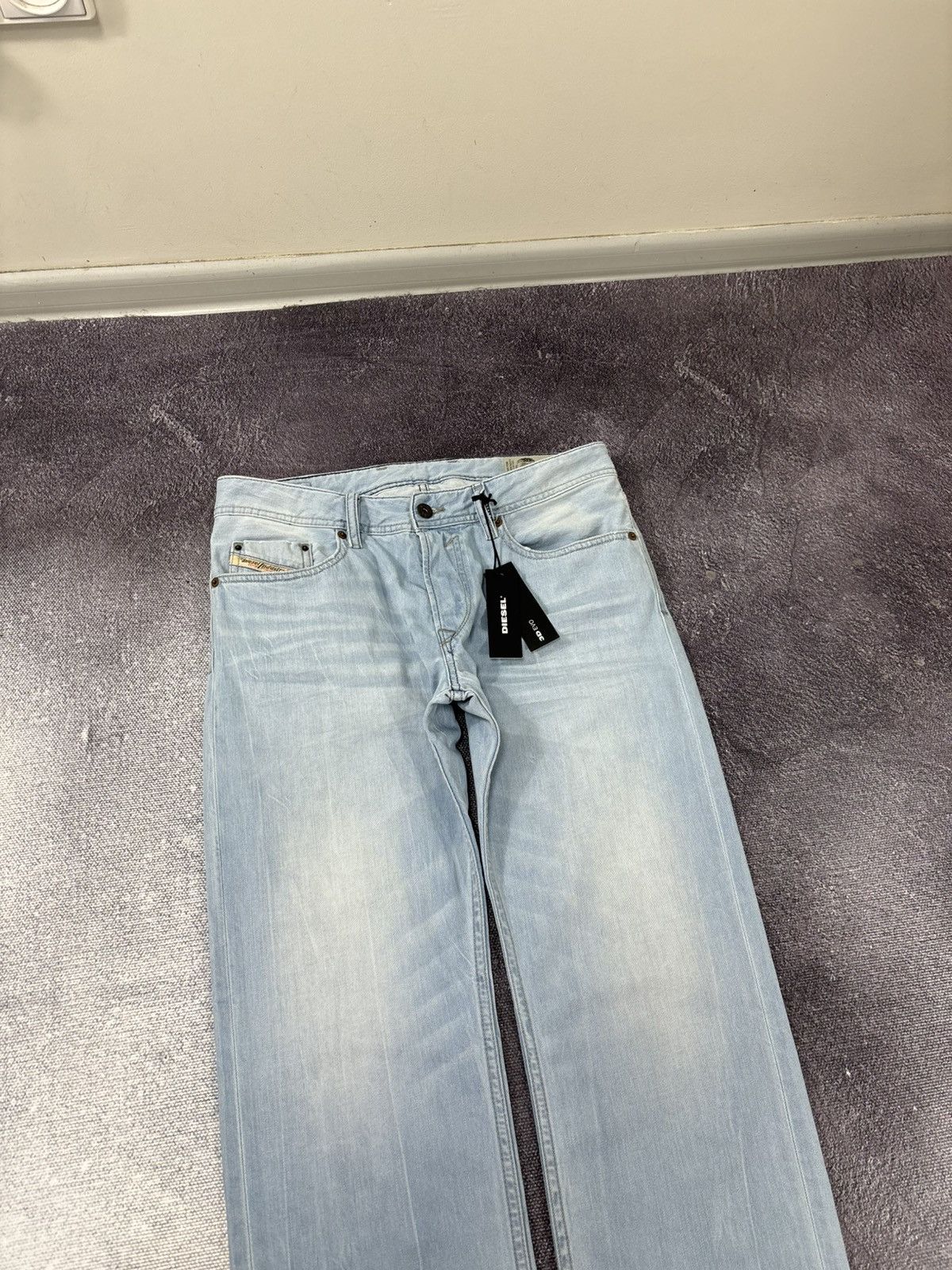 Diesel Diesel Waykee Regular Straight NWT Men’s Blue Denim Jeans Size US 30 / EU 46 - 5 Thumbnail