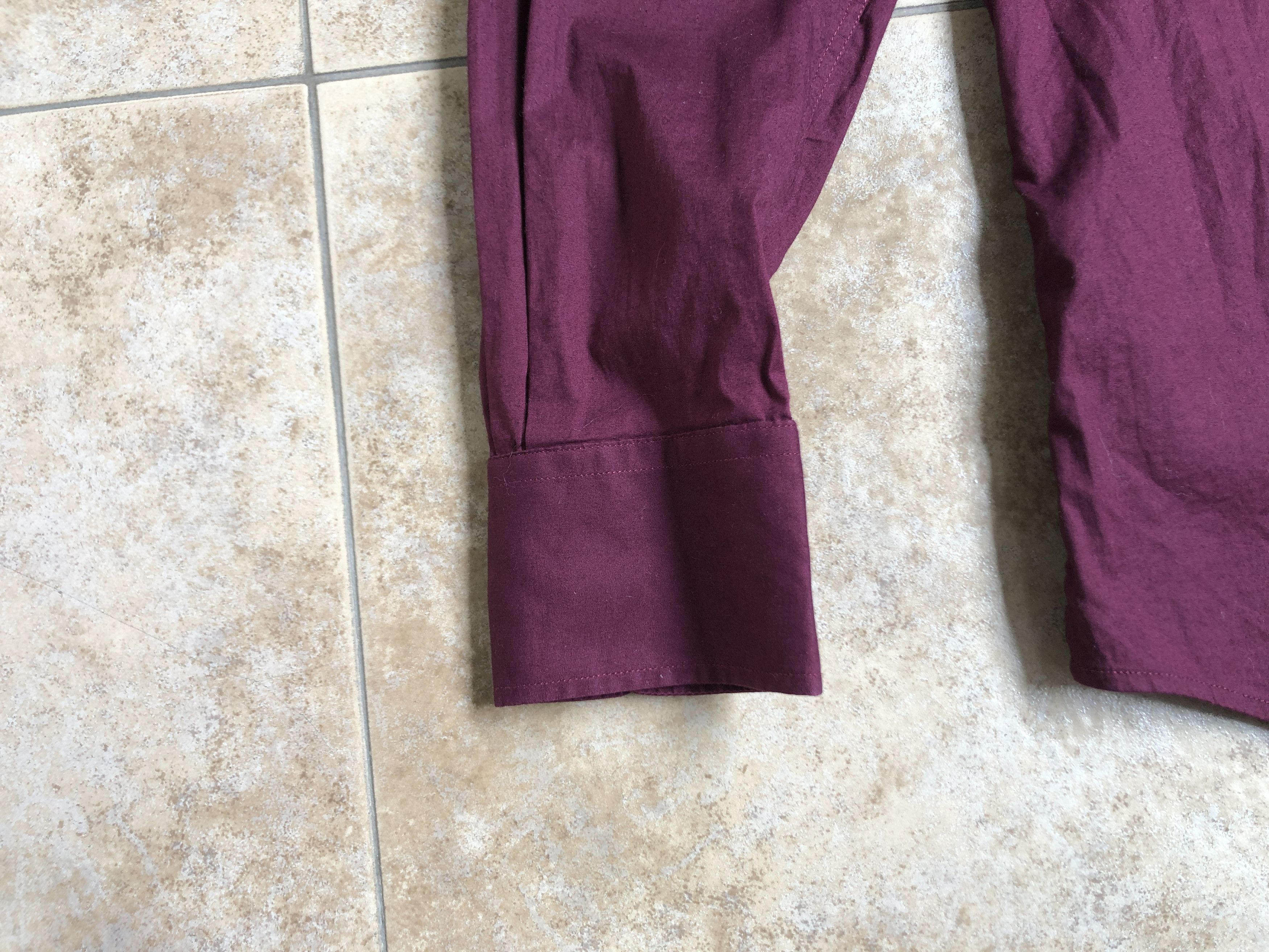 Dolce & Gabbana Dolce & Gabbana burgundy Long Sleeve Shirt Size US M / EU 48-50 / 2 - 6 Thumbnail