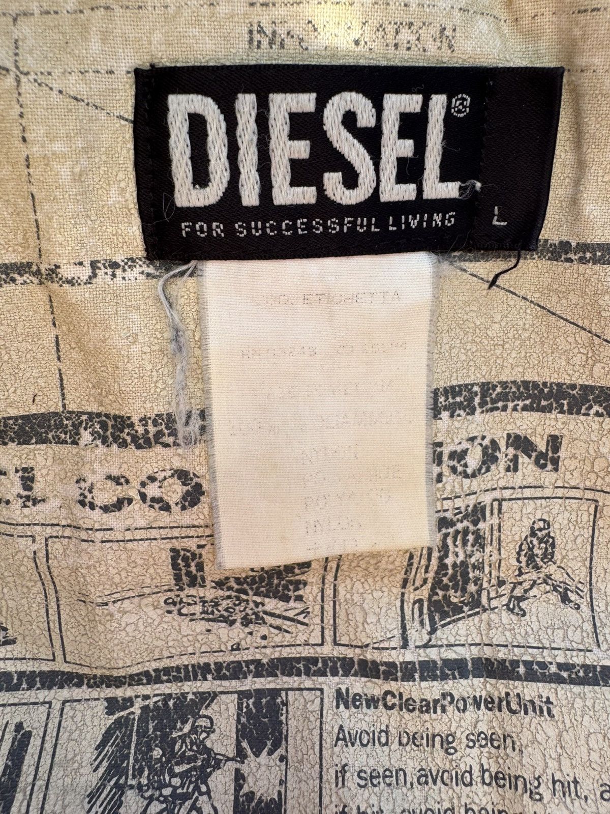 Diesel Diesel Vintage Archive Japan Bomber Jacket Y2K Size US L / EU 52-54 / 3 - 5 Thumbnail