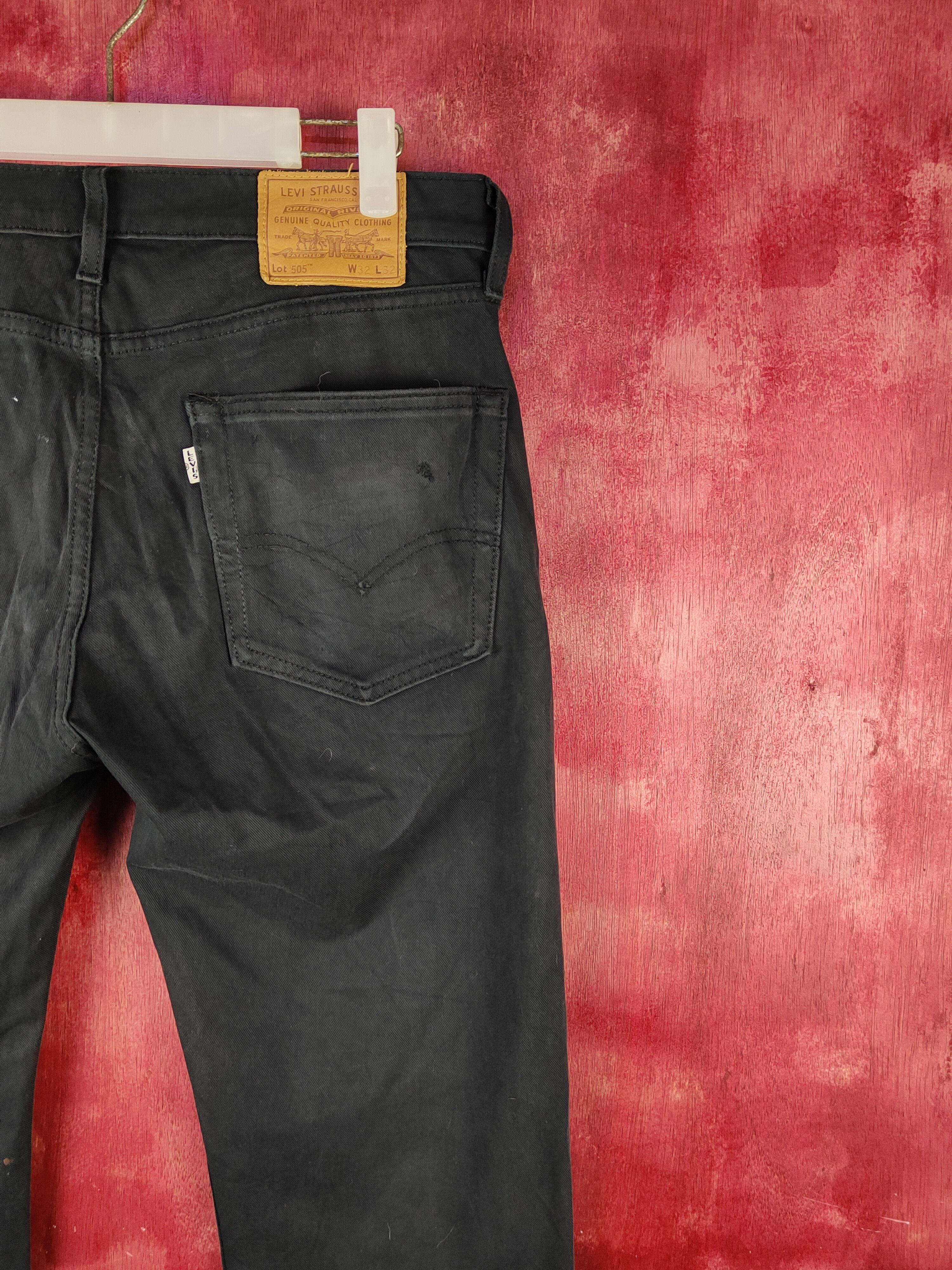 Levi's Levi's big E Black denim jeans Casual Pants #S1567 Size US 32 / EU 48 - 13 Thumbnail