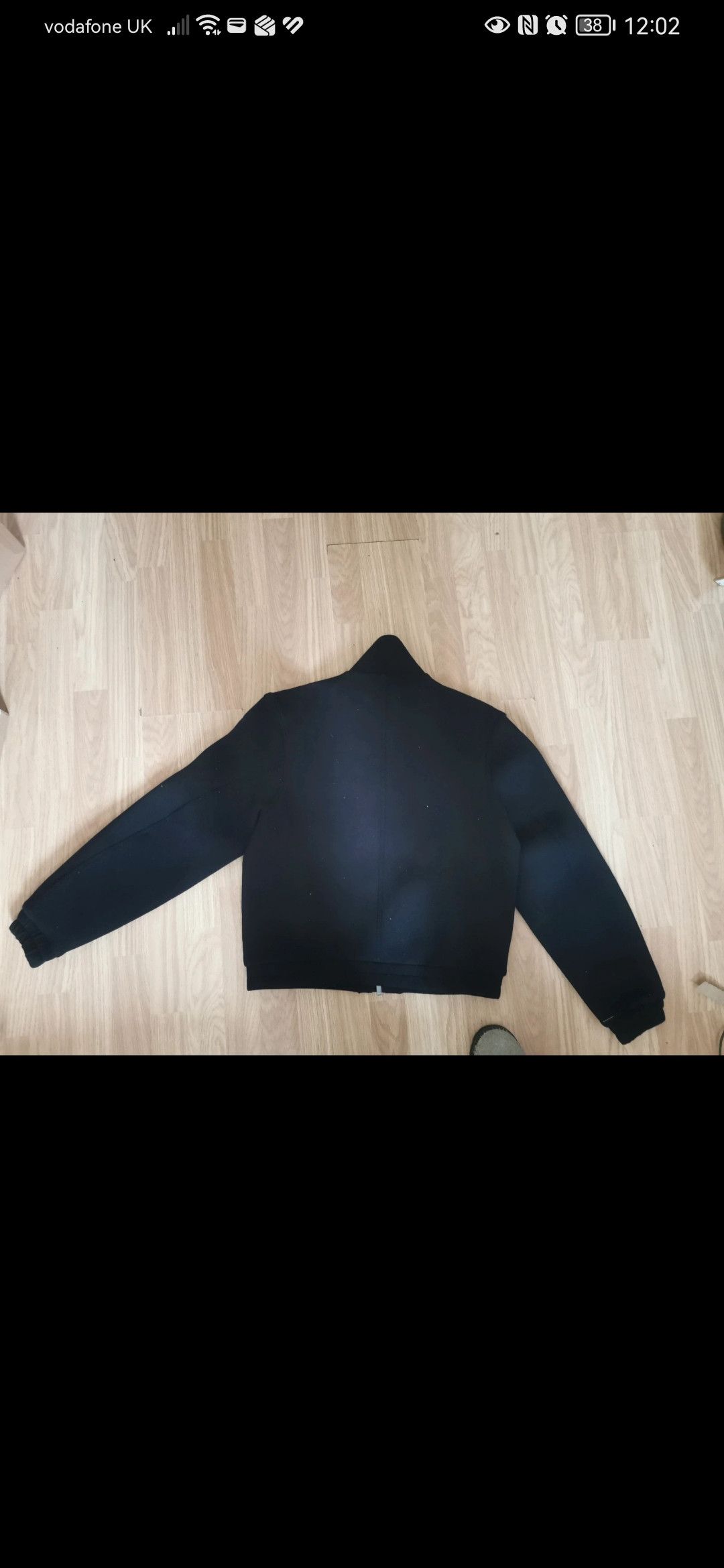 Zara Zara Brand new black neoprene finish jacket Size US S / EU 44-46 / 1 - 4 Thumbnail