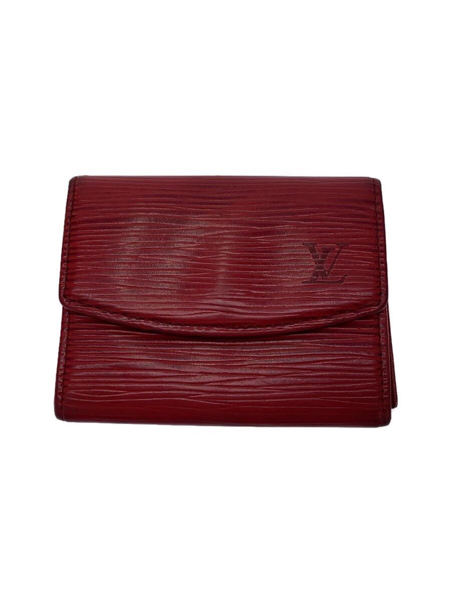Louis Vuitton Louis Vuitton Epi Porte Monet Simple Leather Red Size ONE SIZE - 1 Thumbnail