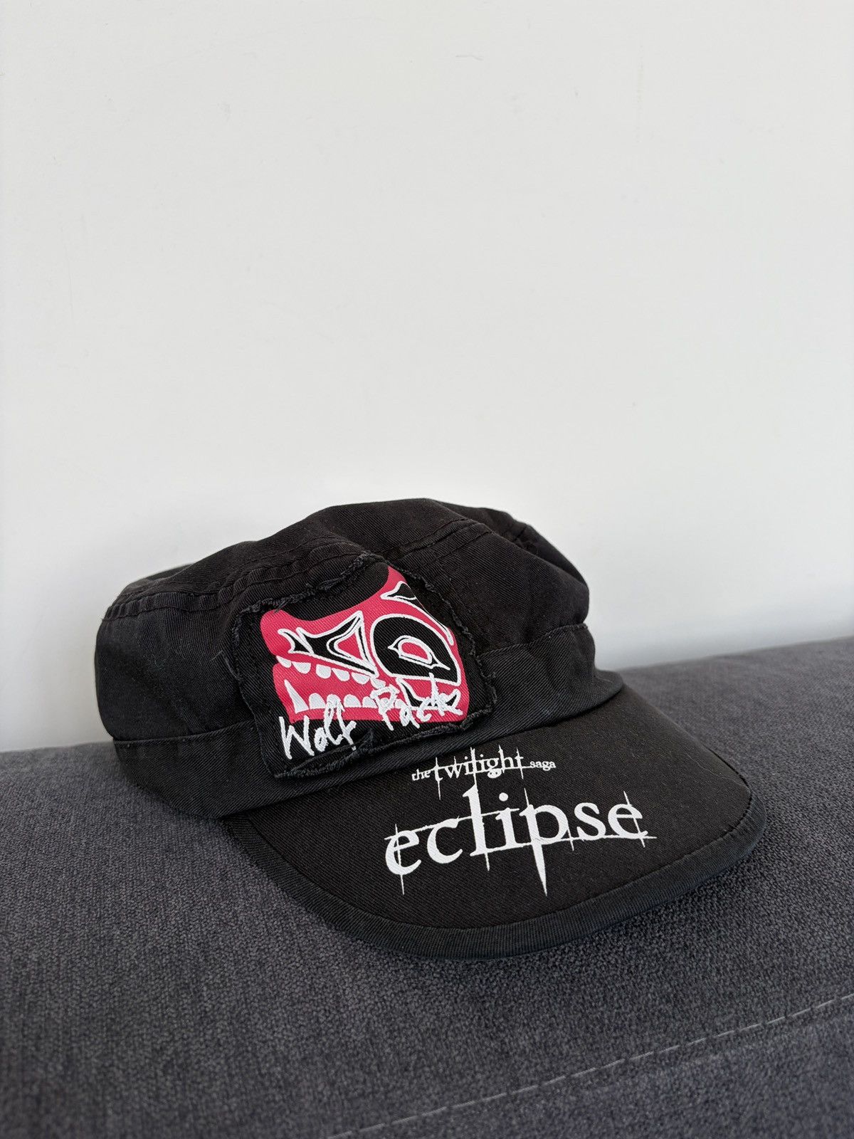 Vintage TWILIGHT Eclipse Movie Promo Black Cap Hat Size ONE SIZE - 1 Thumbnail