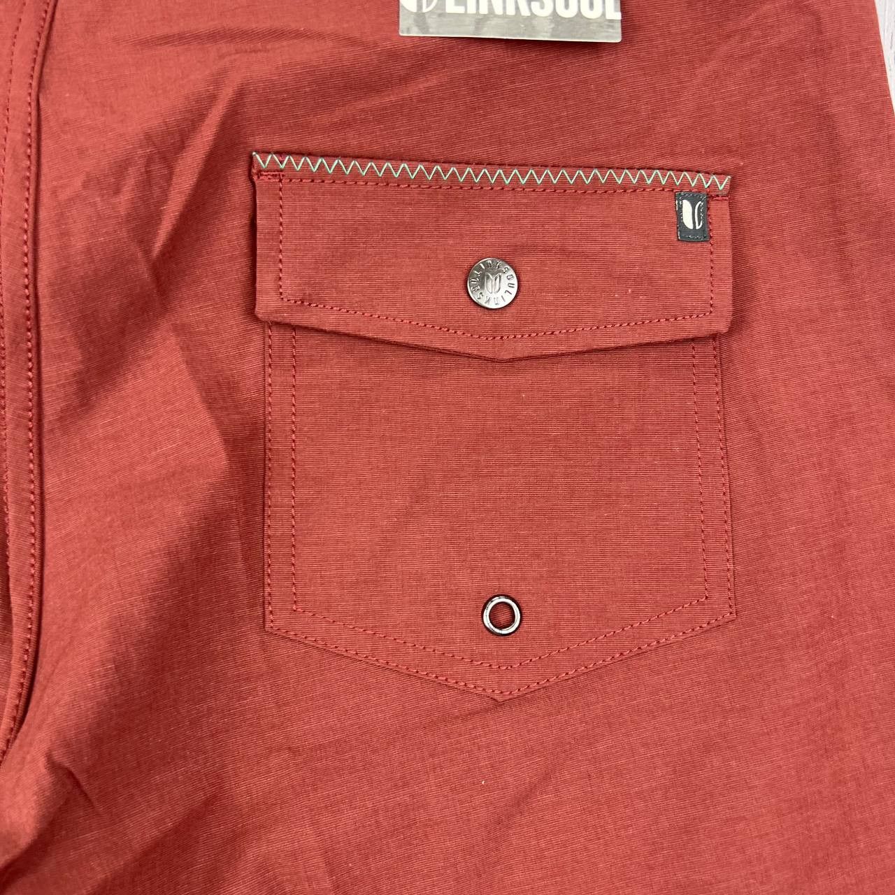 Other LinkSoul Golf 35 Board Walker Plain Shorts Redwood Men New Size US 35 - 6 Thumbnail