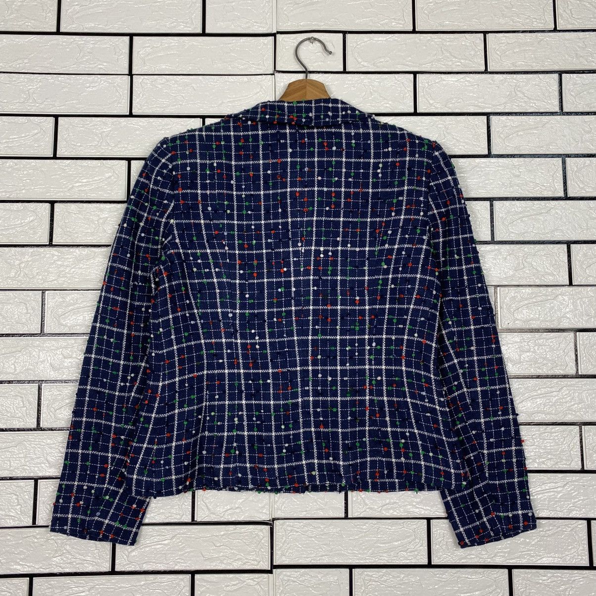 Pierre Cardin 📌Vintage Tweed Jacket Button Pierre Cardin Size M / US 6-8 / IT 42-44 - 9 Thumbnail