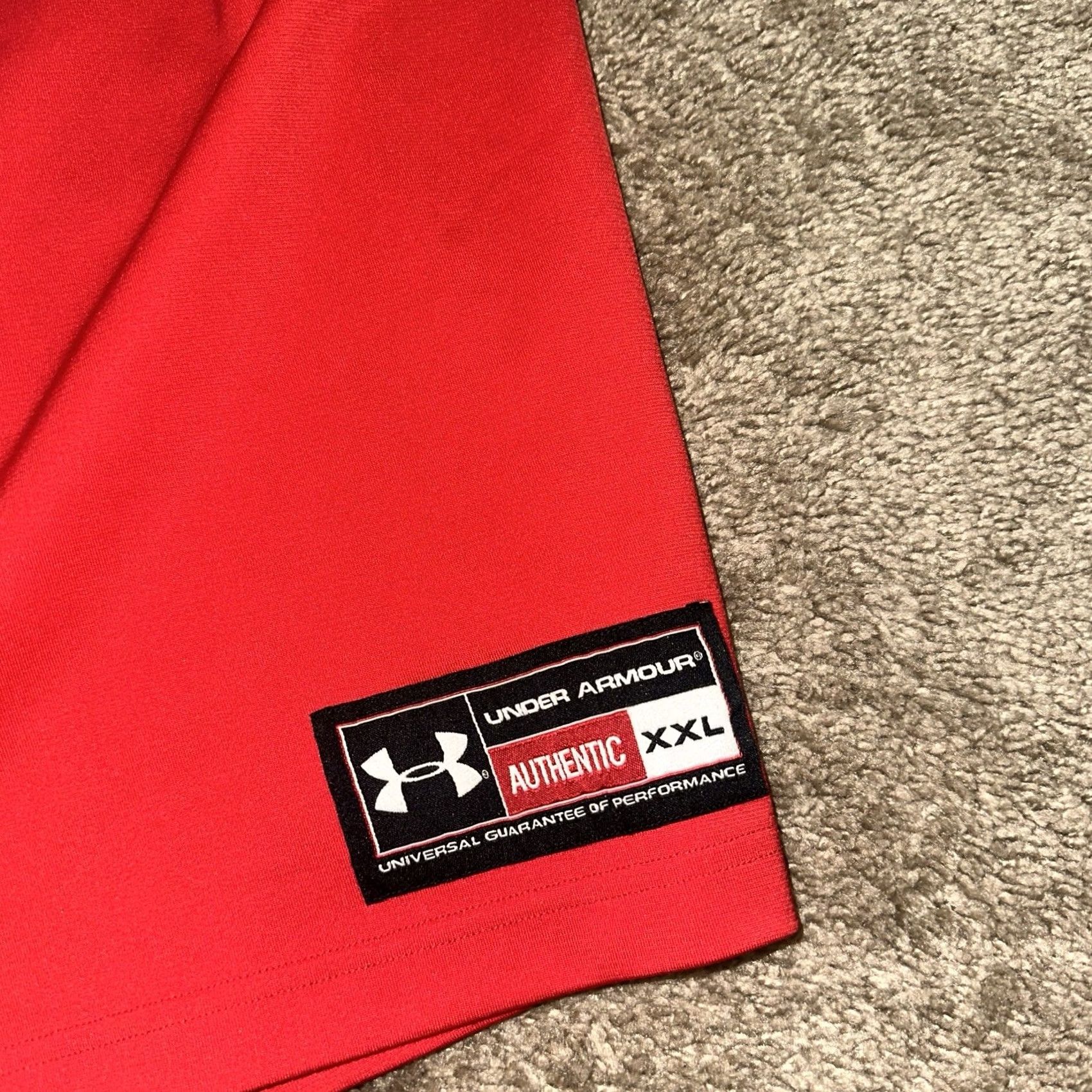 Under Armour Under Armour Baseball Jersey Men 2XL Short Sleeve Red Sports Jersey 2XL Mens Size US XXL / EU 58 / 5 - 2 Thumbnail