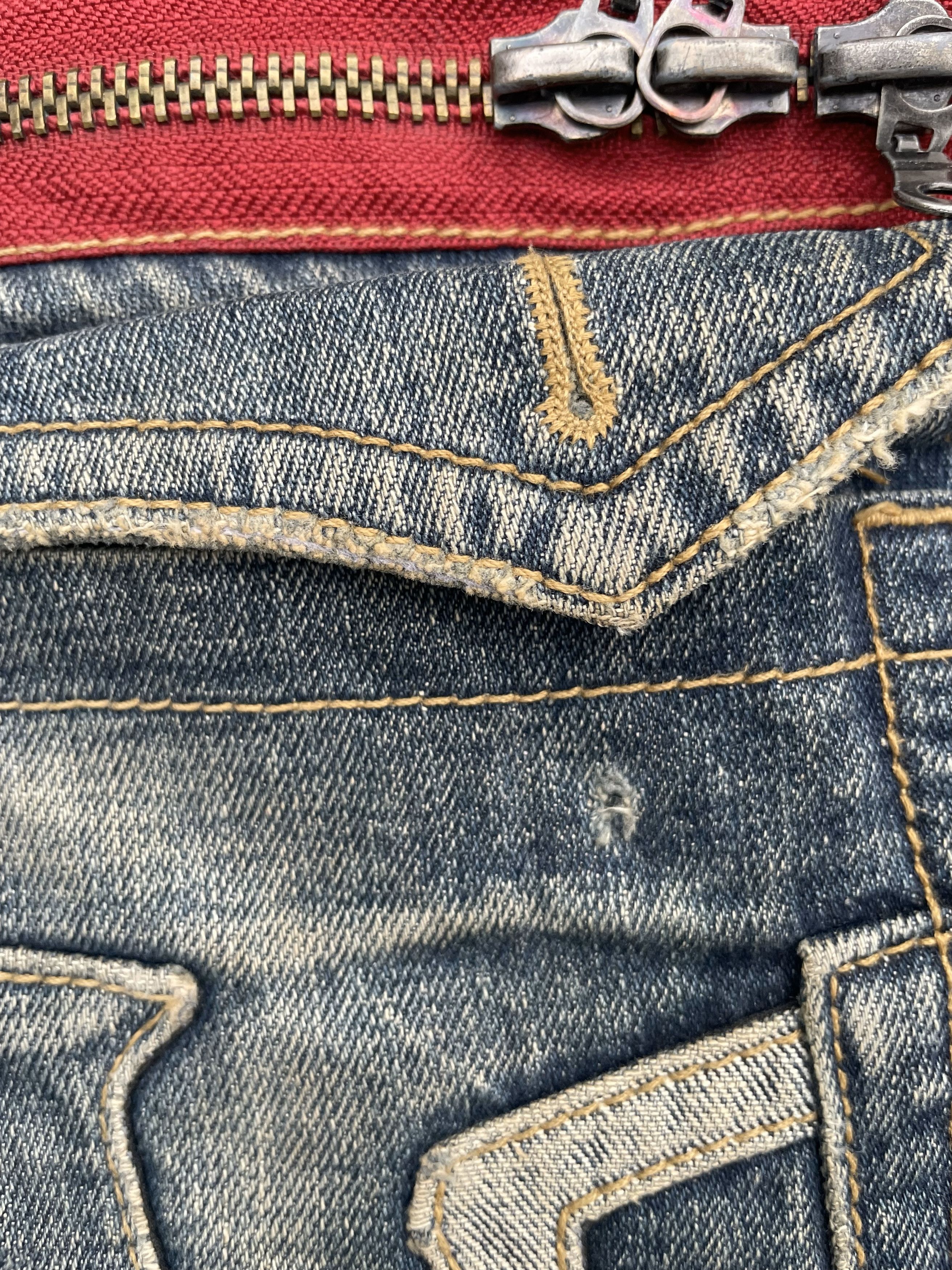 Japanese Brand Semantic Design Flare Distresed Denim Size US 36 / EU 52 - 17 Thumbnail
