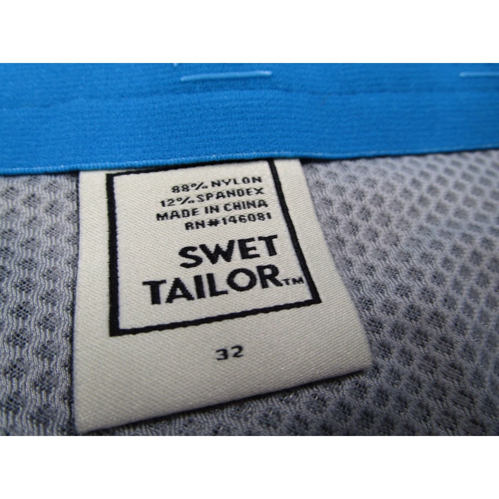 Vintage SWET TAILOR Performance Pants Men's 32 Gray Nylon Spandex Casual Travel Work Chino 32x30 Size US 32 / EU 48 - 4 Thumbnail