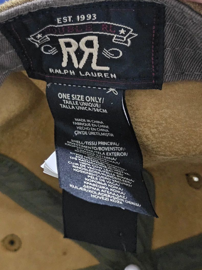 RRL Ralph Lauren RRL Ralph Lauren Vintage vintage suede baseball cap Size ONE SIZE - 4 Thumbnail