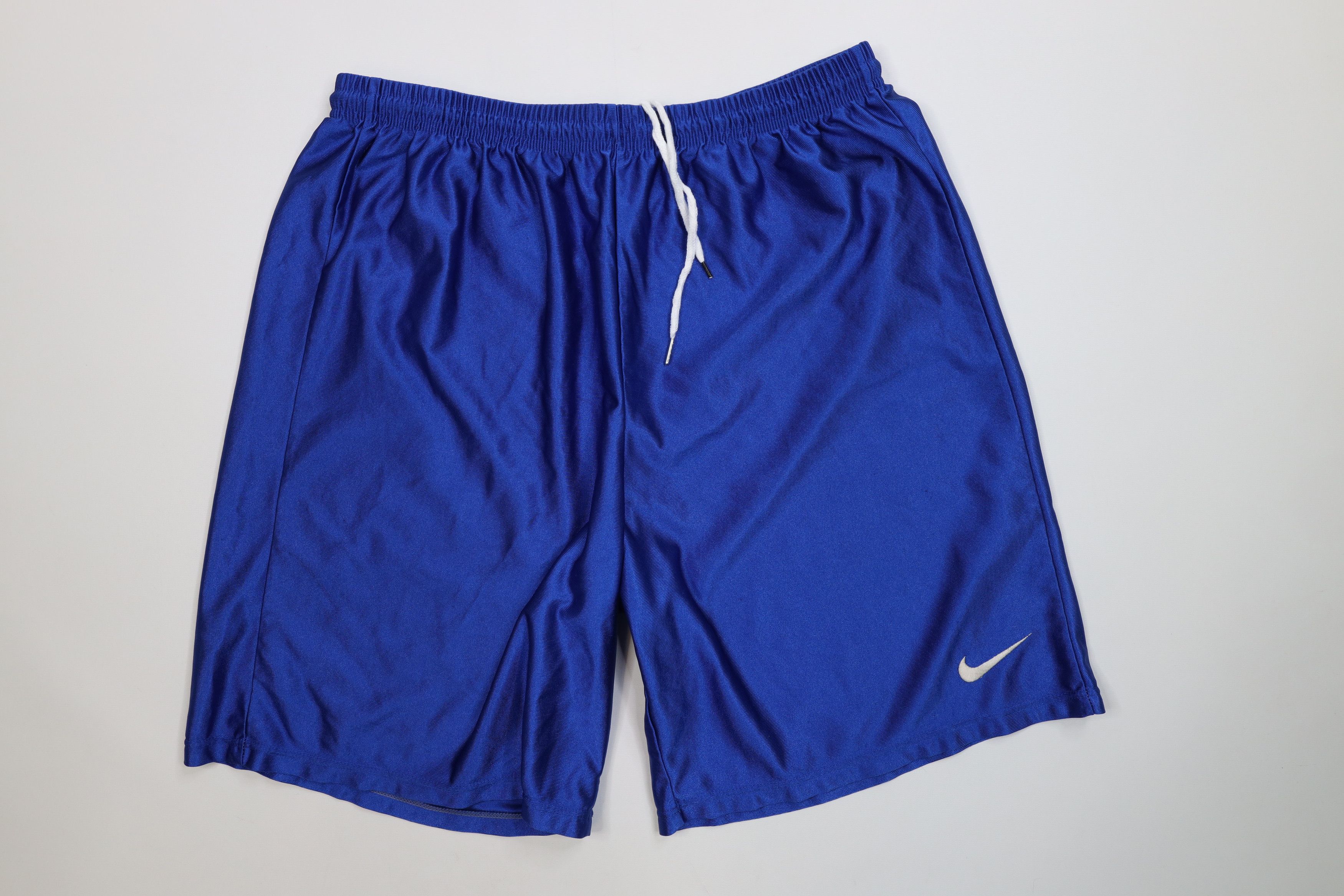 Nike Vintage 90s Nike Dazzle Basketball Shorts Royal Blue USA Size US 36 / EU 52 - 1 Thumbnail