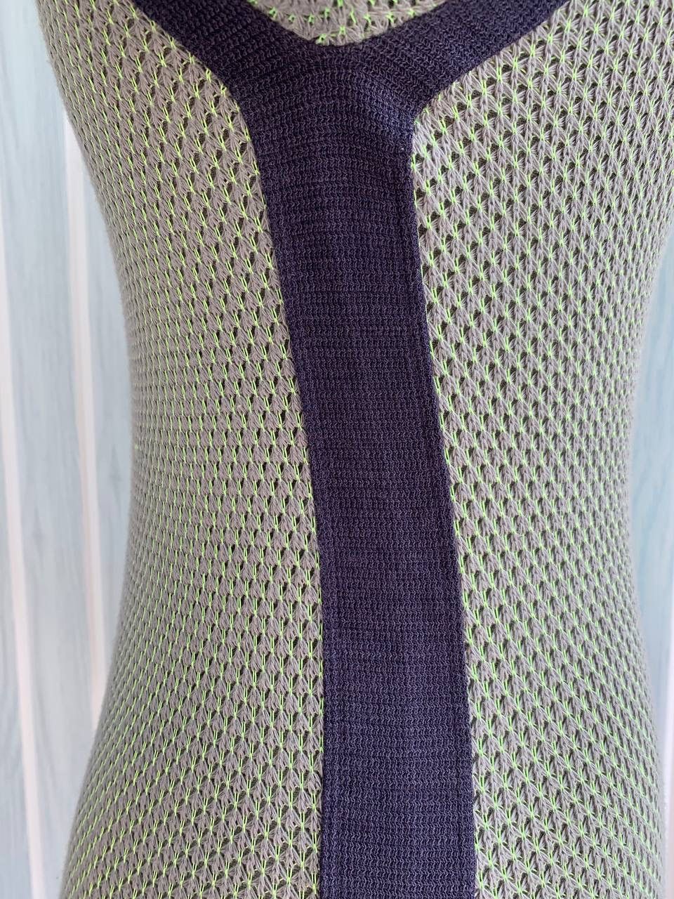 Chloe × Designer × See by Chloe See By Chloe Women’s Cotton & Ramie Multicolor Knit Blouse Size M / US 6-8 / IT 42-44 - 11 Thumbnail