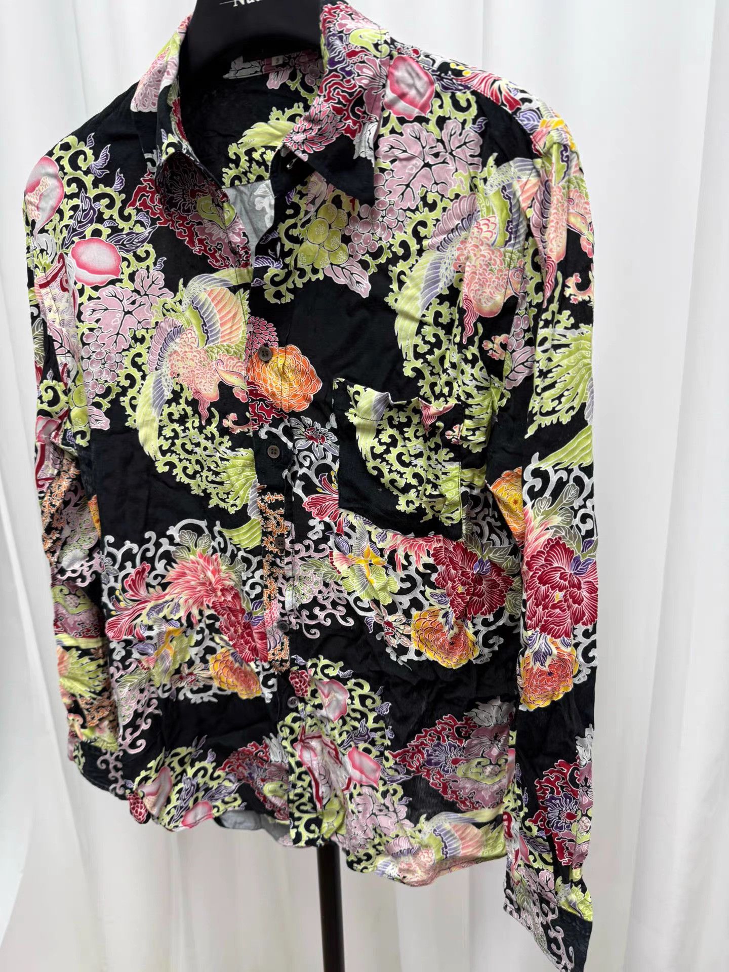 Yohji Yamamoto Yohji Yamamoto Y's Phoenix Floral Shirt K20 Size US L / EU 52-54 / 3 - 2 Thumbnail