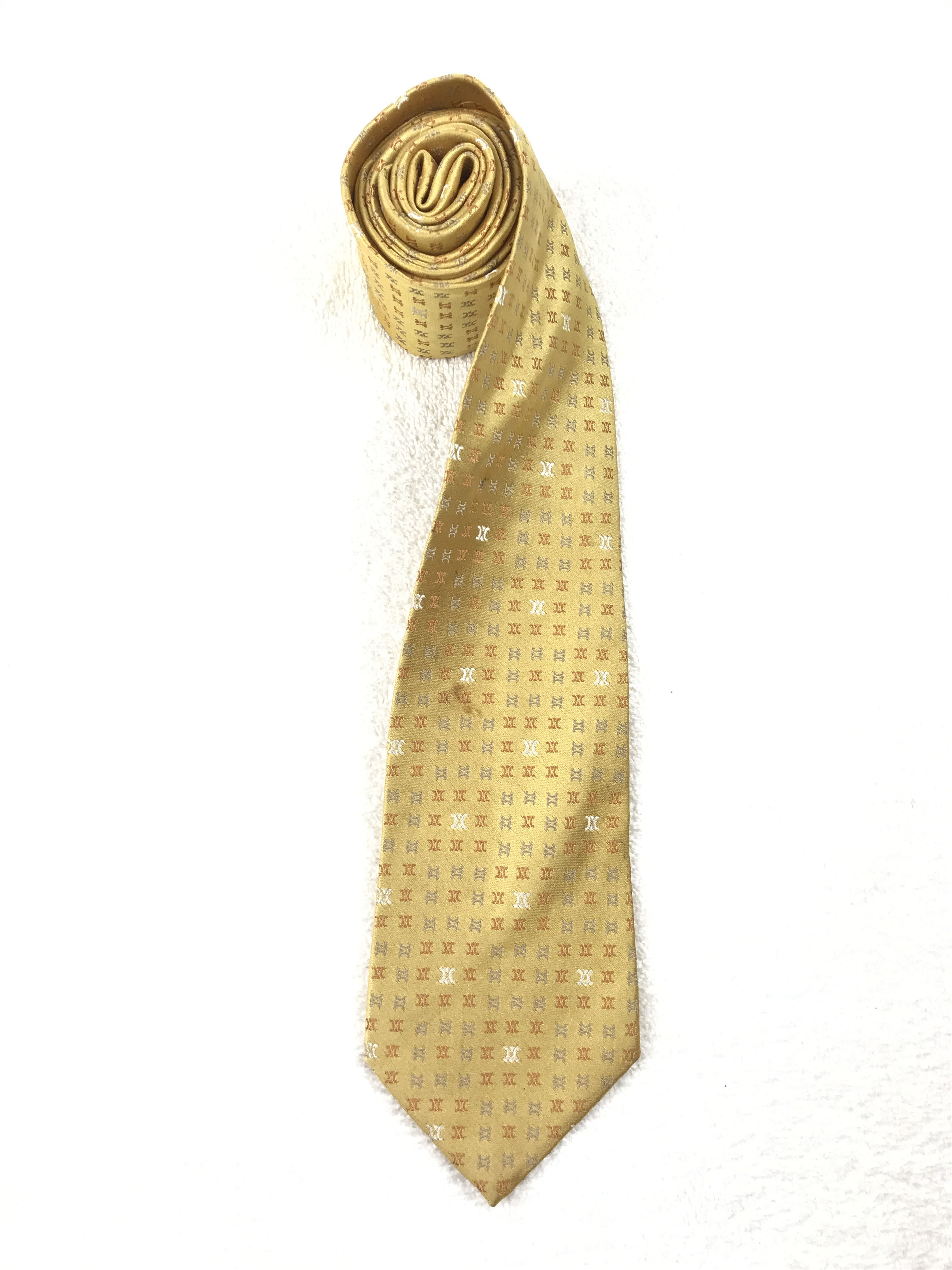 Celine Vintage Celine Monogram Silk Necktie Size ONE SIZE - 2 Thumbnail