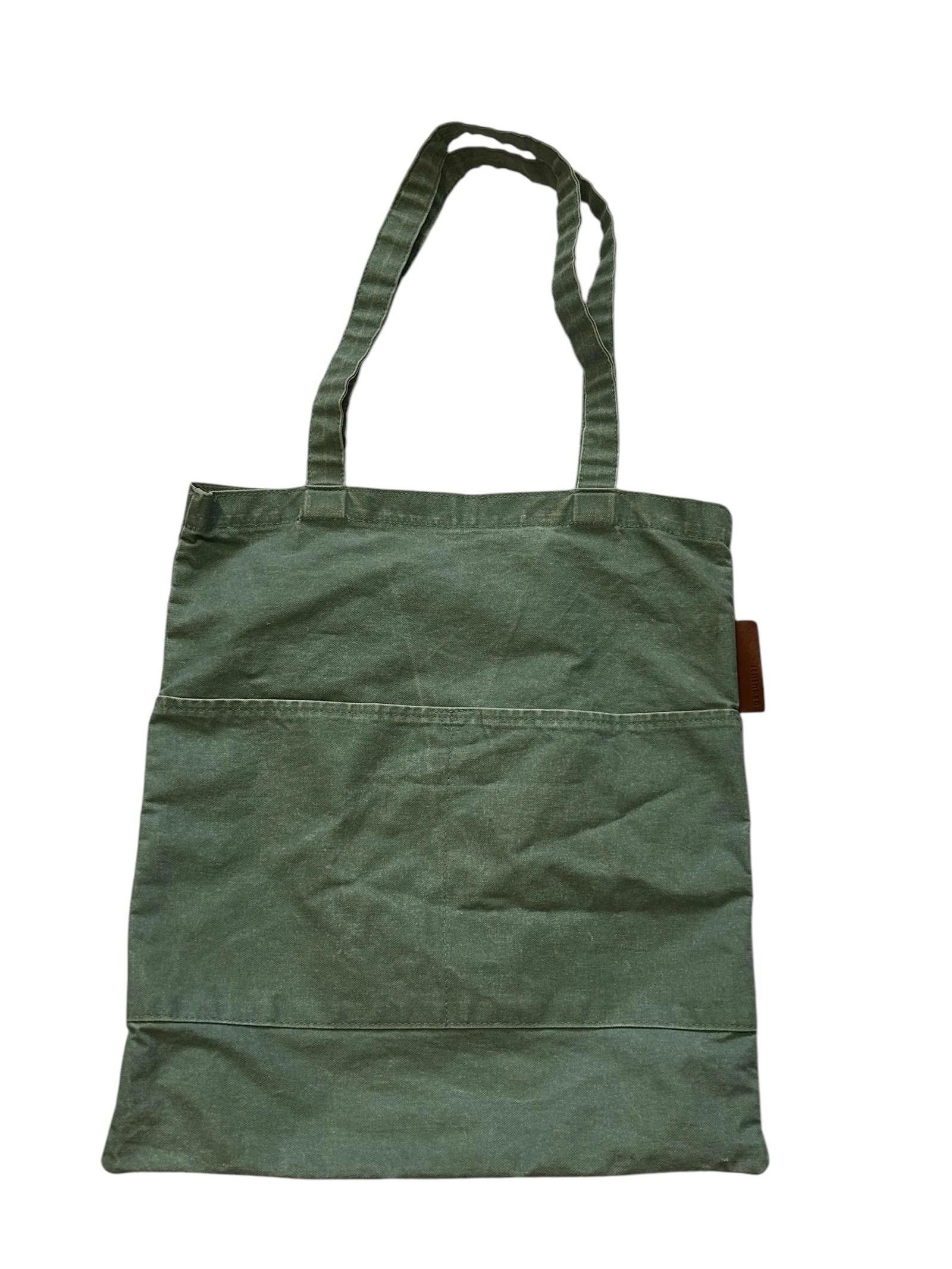 Designer Stylish Green Canvas Tote Bag Size ONE SIZE - 1 Thumbnail
