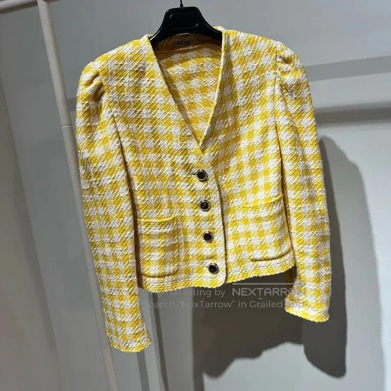 Miu Miu Miu Miu Color Block Wool Cardigan for Women . Size M / US 6-8 / IT 42-44 - 8 Thumbnail