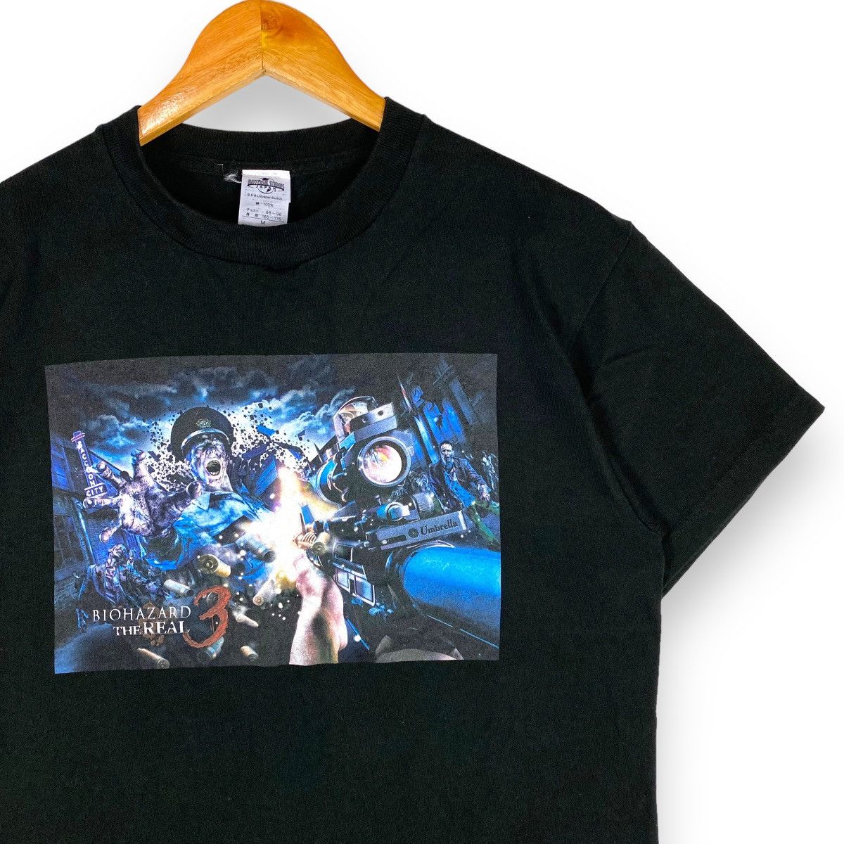 Japanese Brand BIOHAZARD THE REAL 3 RESIDENT EVIL CAPCOM GAME TEE Size US M / EU 48-50 / 2 - 2 Thumbnail