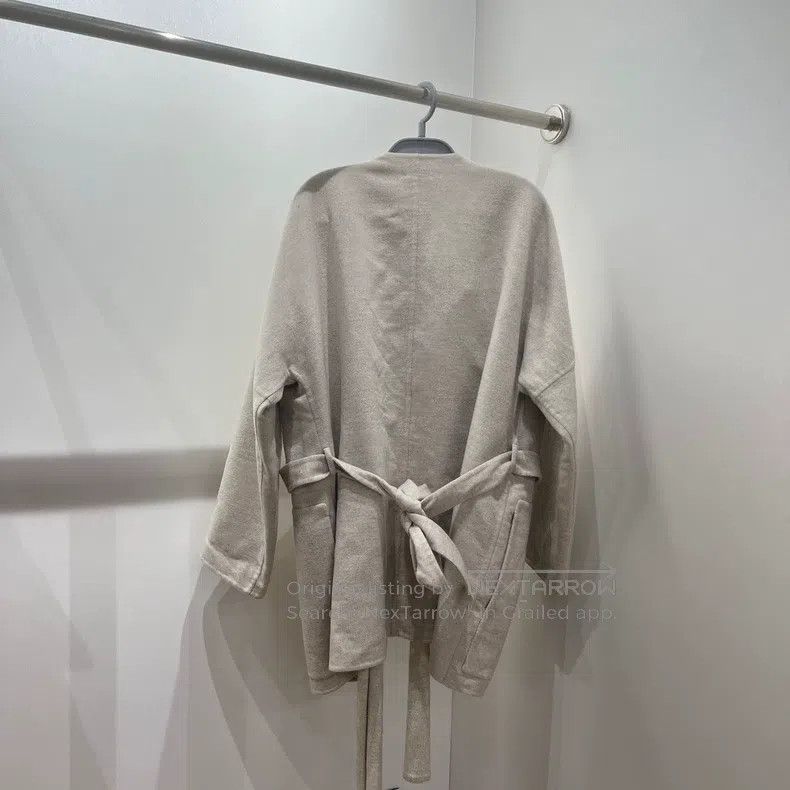 Hermes Hermes Cashmere tie belt bathrobe coat Size XS / US 0-2 / IT 36-38 - 2 Thumbnail